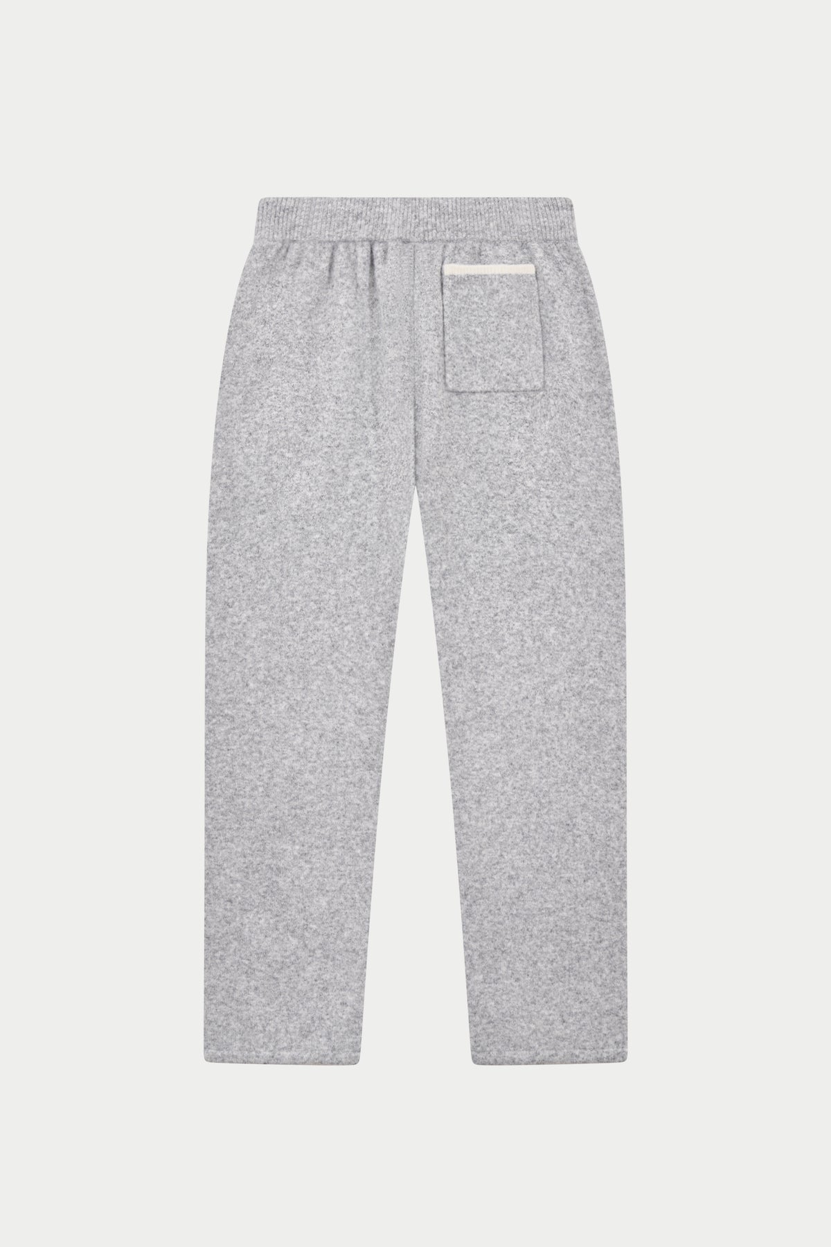 MONOGRAM KNITTED JOGGERS - GREY