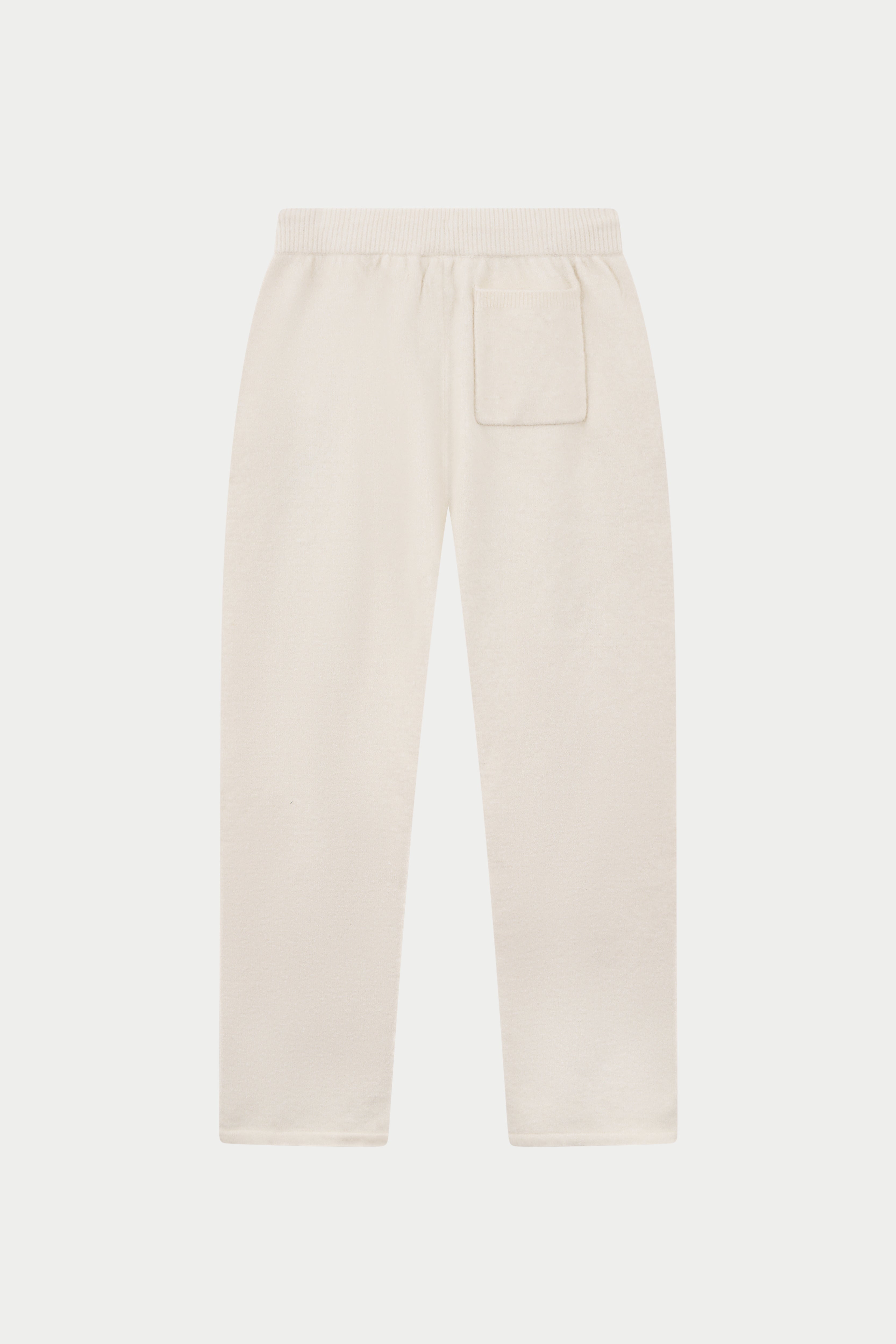 MONOGRAM KNITTED JOGGERS - OFF WHITE