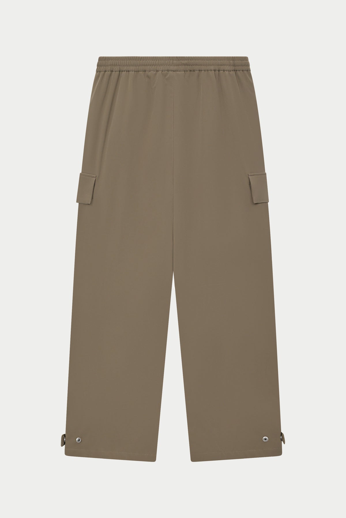 TECHNICAL WIDE LEG TROUSERS - KHAKI