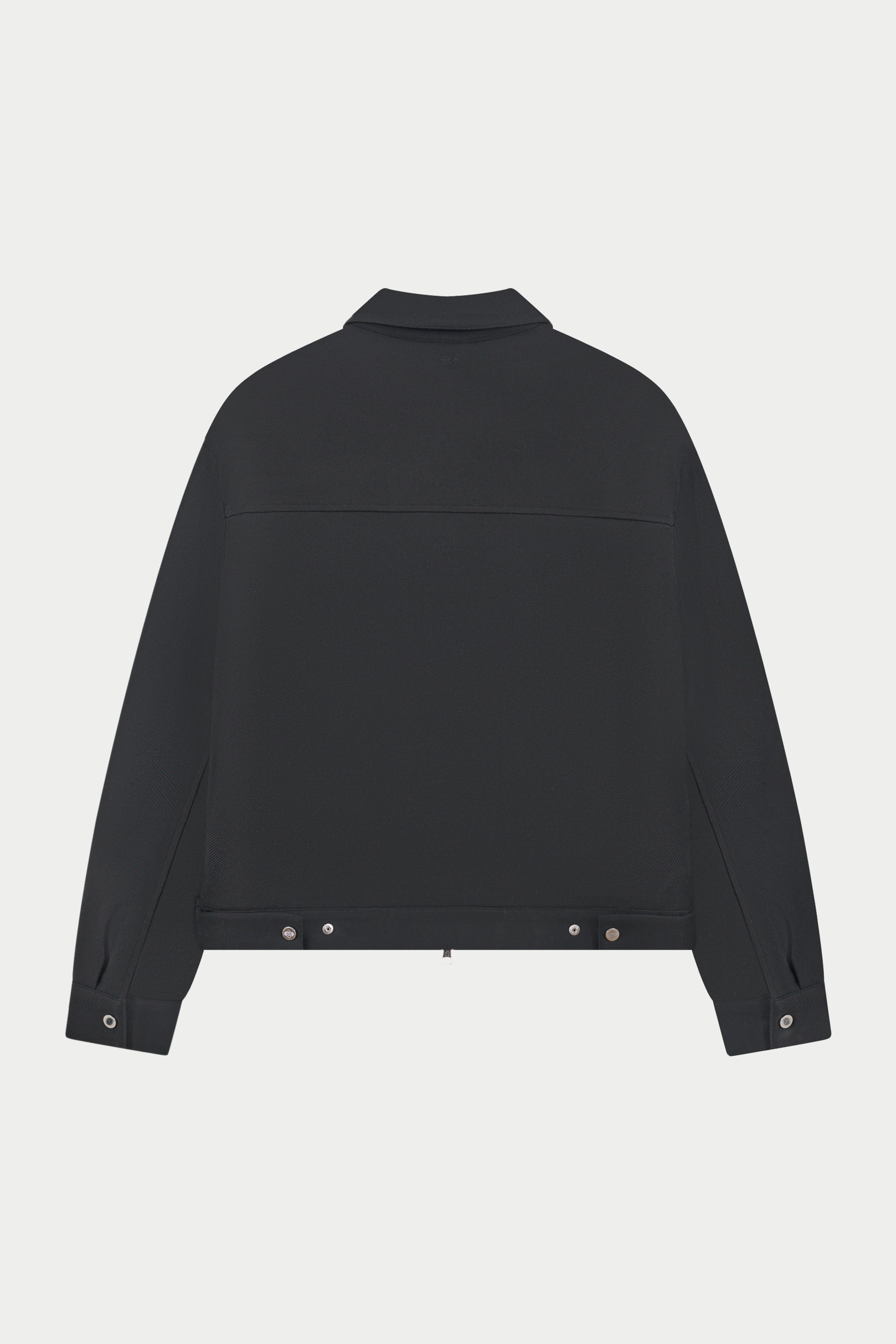 TAILORED WOOL BLEND JACKET - BLACK