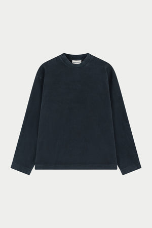 WASHED LONG SLEEVE T-SHIRT - WASHED BLACK