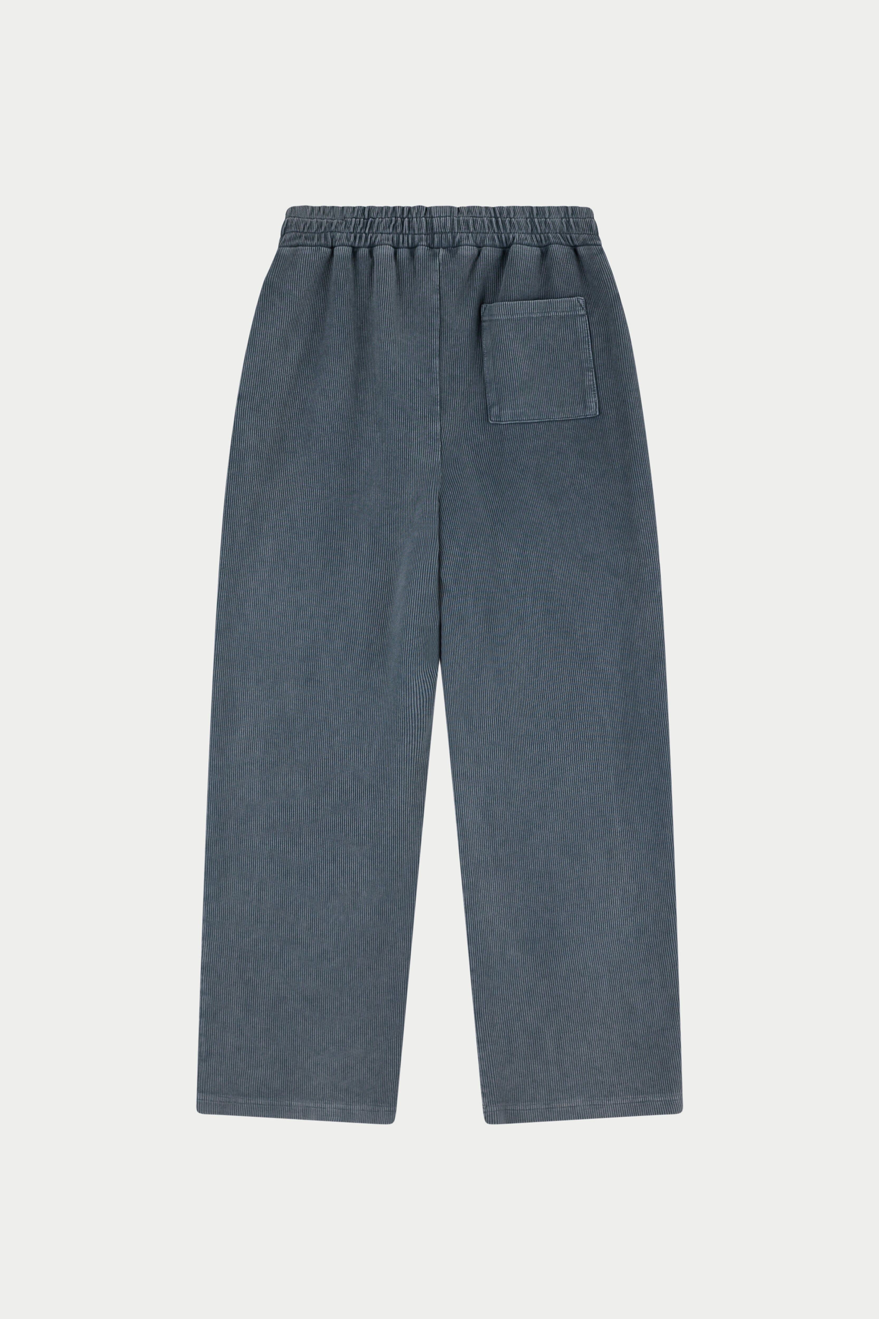 HEAVYWEIGHT WASHED RIBBED JERSEY JOGGERS - GREY