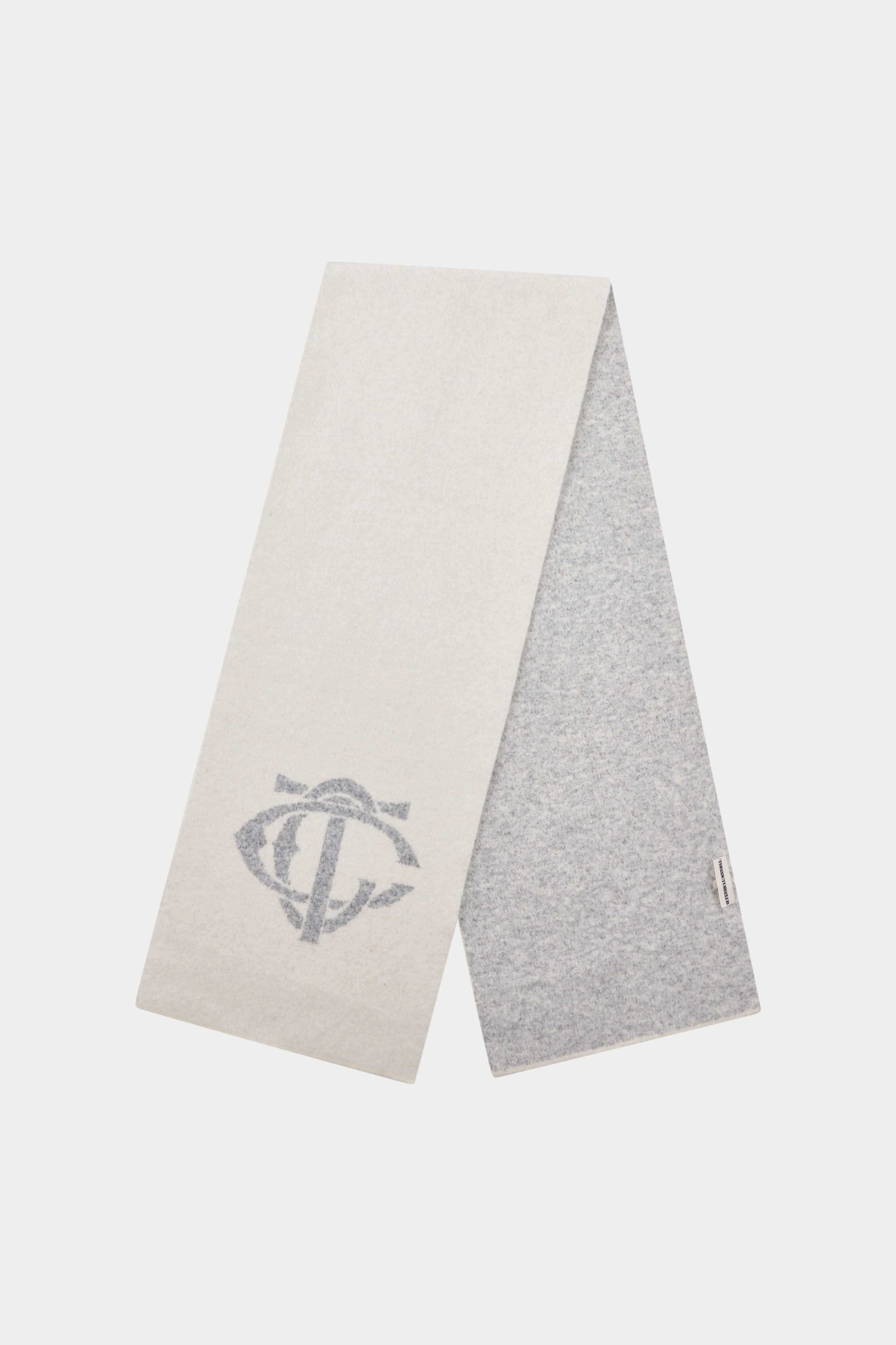MONOGRAM SCARF - OFF WHITE