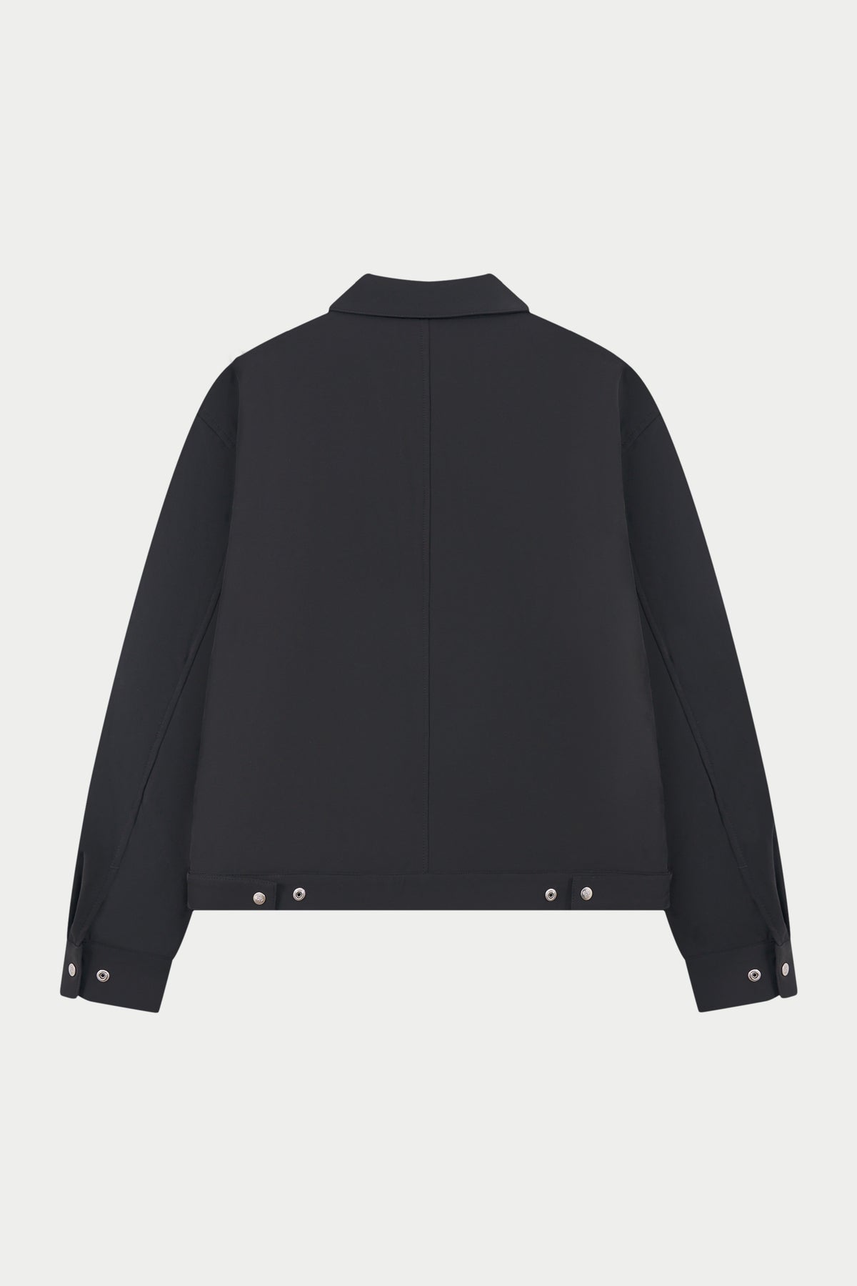 TECHNICAL ZIP THROUGH JACKET - BLACK