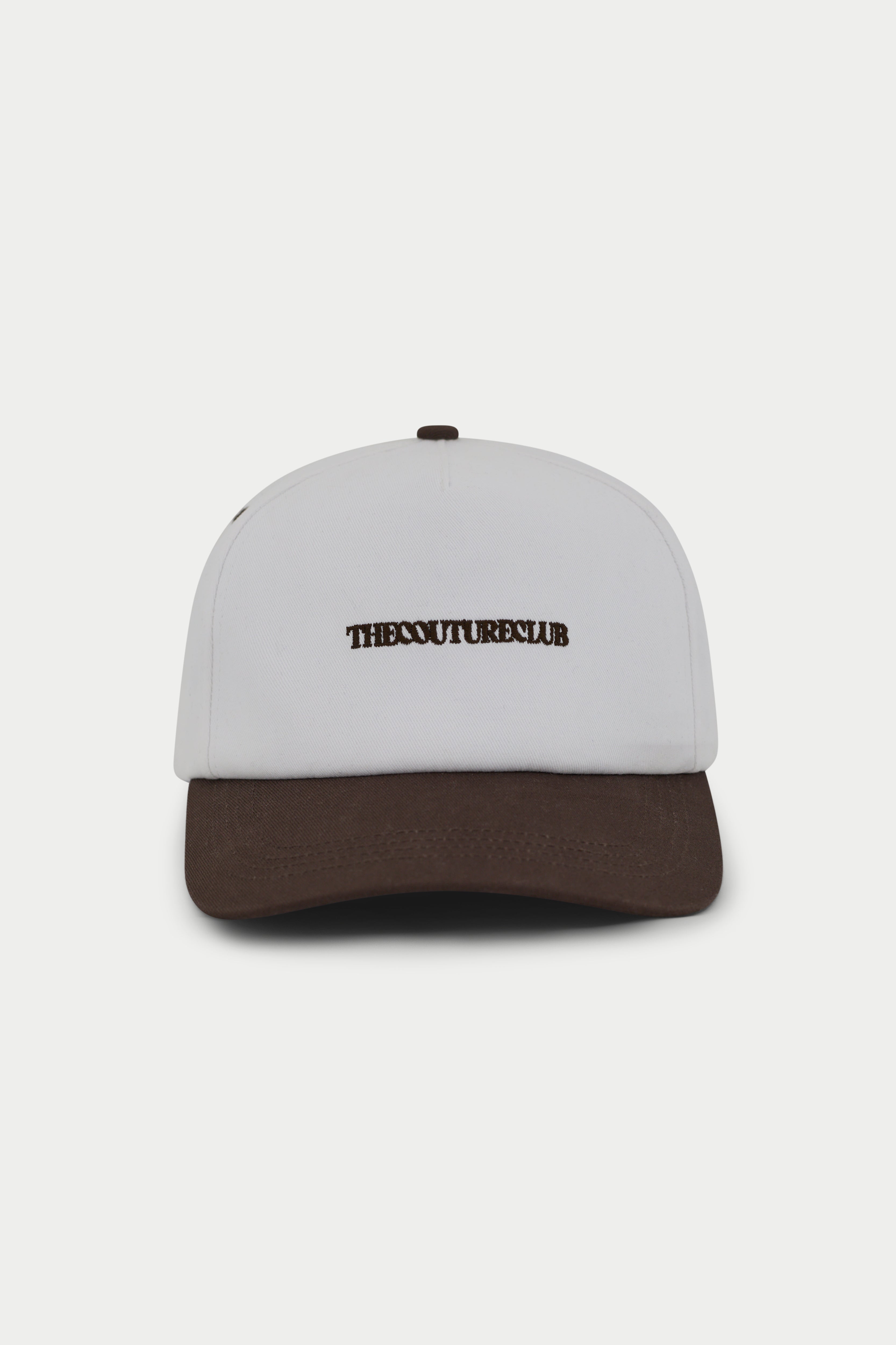COPYRIGHT EMBROIDERED CAP - BROWN