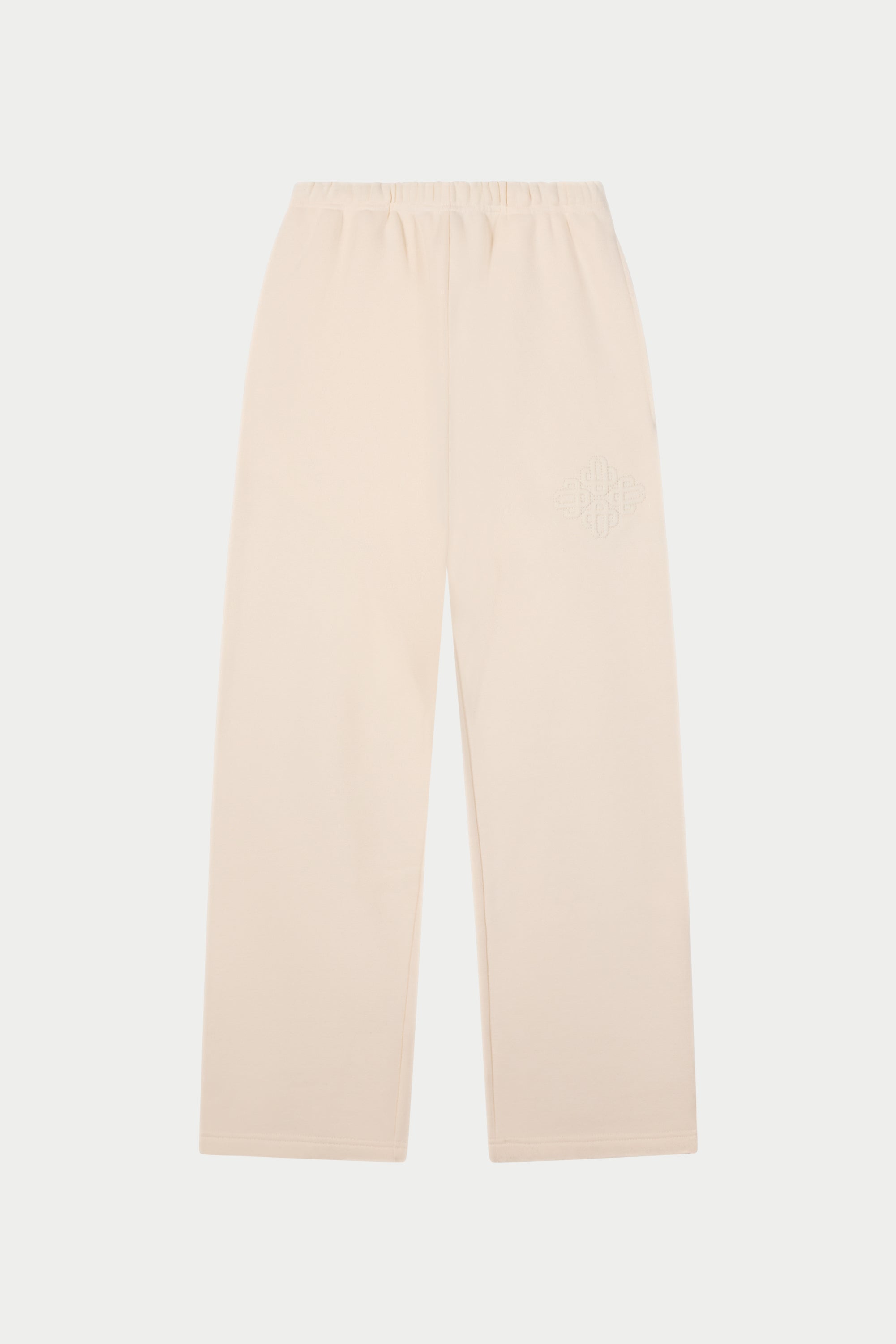 RAISED EMBLEM JOGGERS - BUTTERMILK