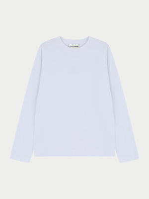 APPLIQUÉ EMBLEM LONG SLEEVE - WHITE