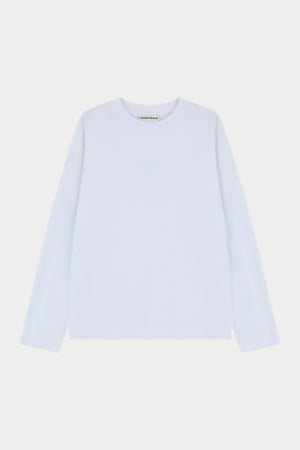 APPLIQUÉ EMBLEM LONG SLEEVE - WHITE