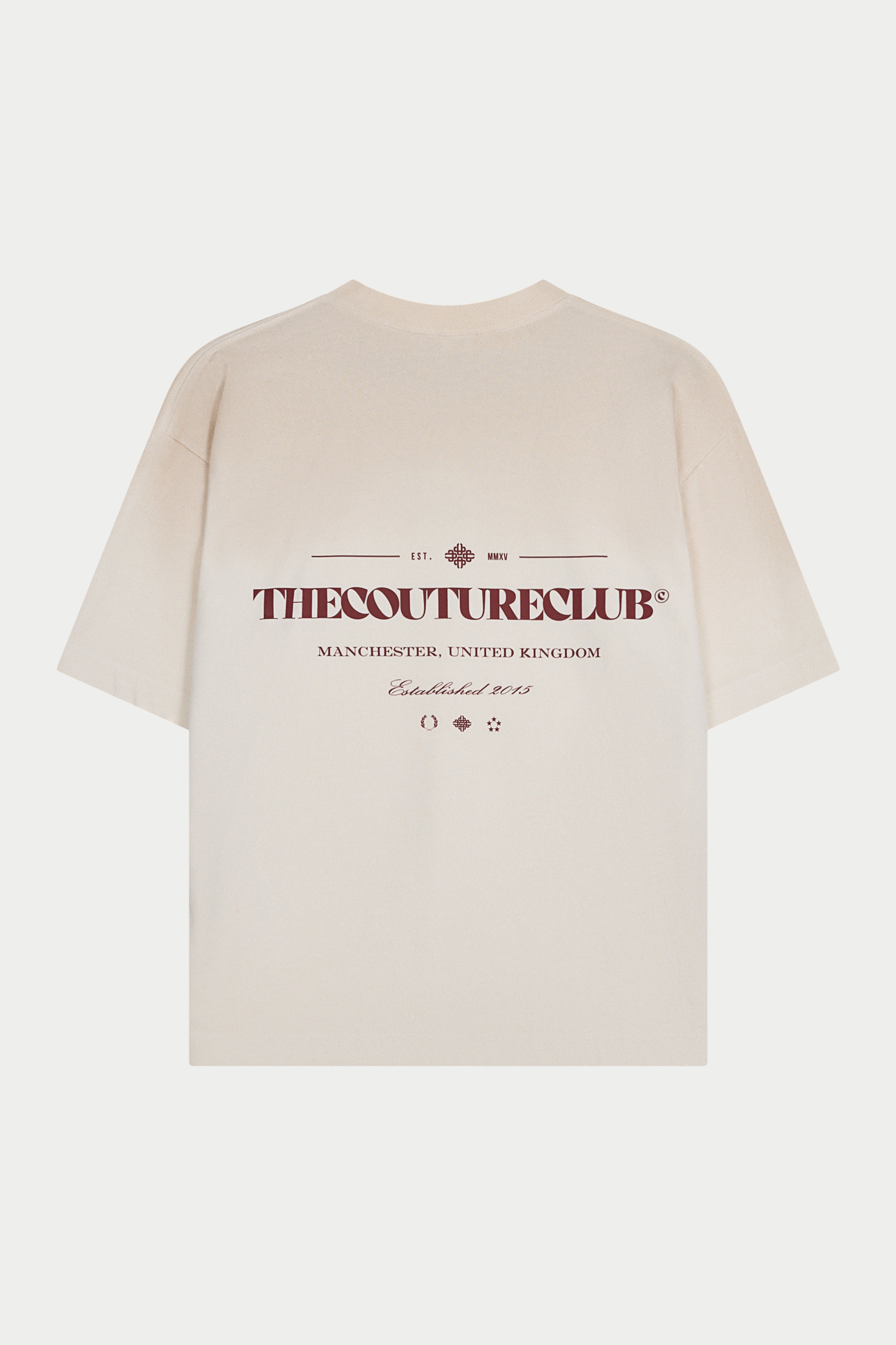 SPRAY WASH COPYRIGHT MULTI GRAPHIC T-SHIRT - OFF WHITE