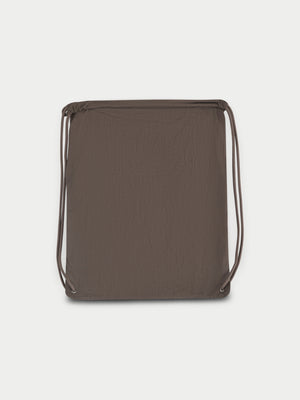 TRANSPARENT RACING BAG - BROWN