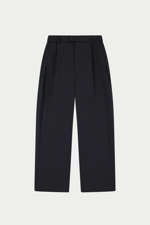 RIVET DETAIL TROUSERS - BLACK