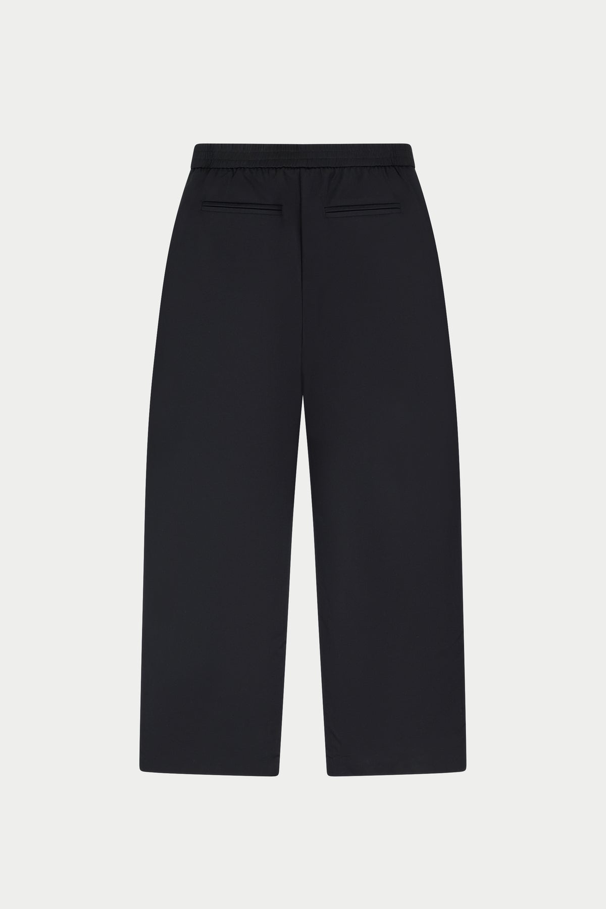 RIVET DETAIL TROUSERS - BLACK