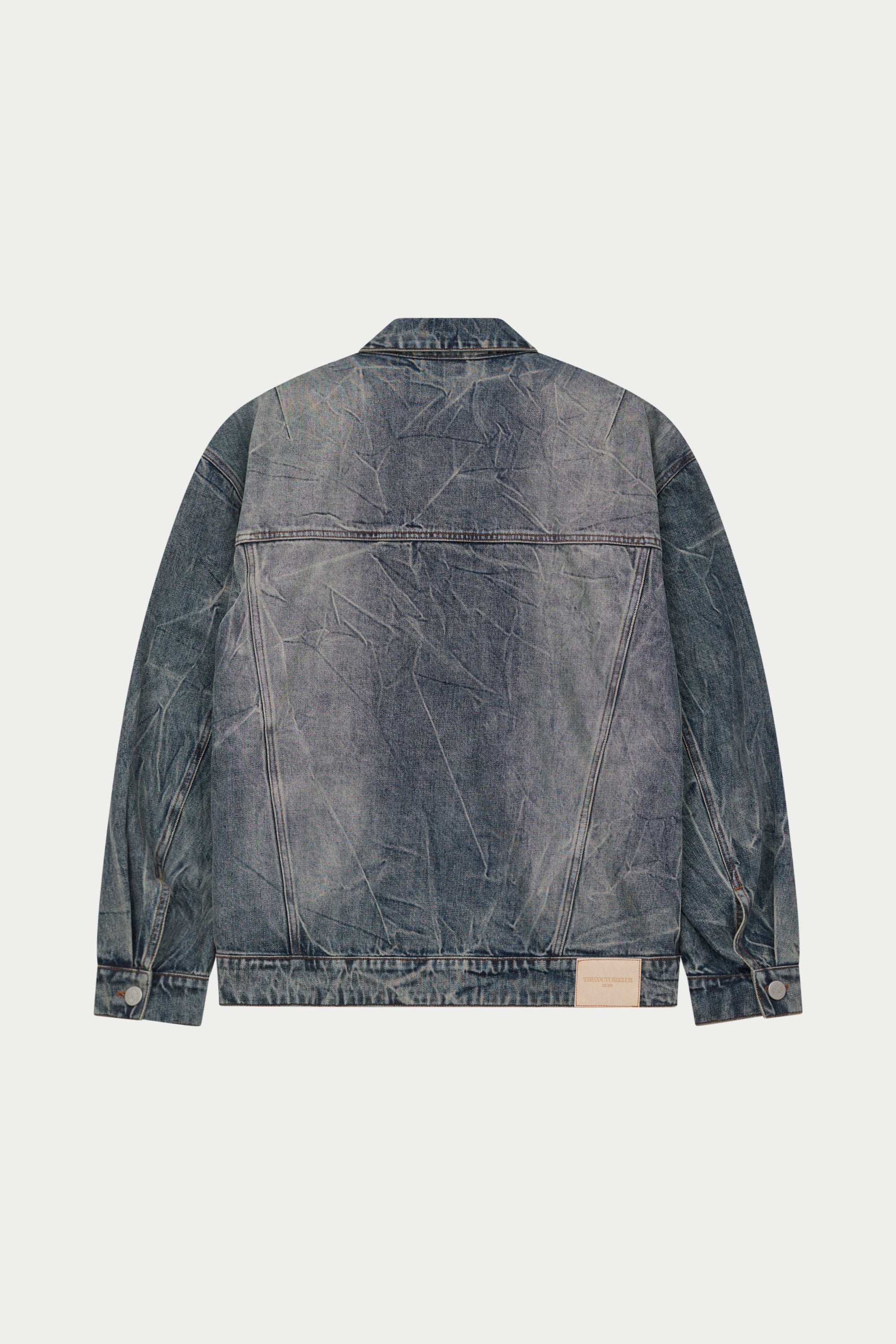VINTAGE WASH DENIM JACKET - BLUE WASH