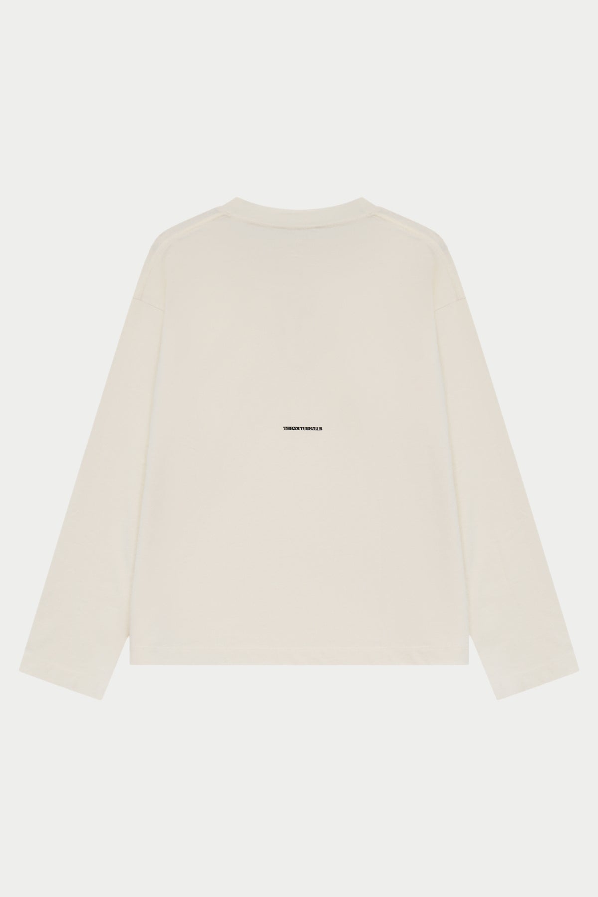 DOUBLE MICRO COPYRIGHT LONG SLEEVE T-SHIRT - OFF WHITE
