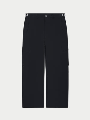 RIPSTOP CARGO TROUSERS - BLACK
