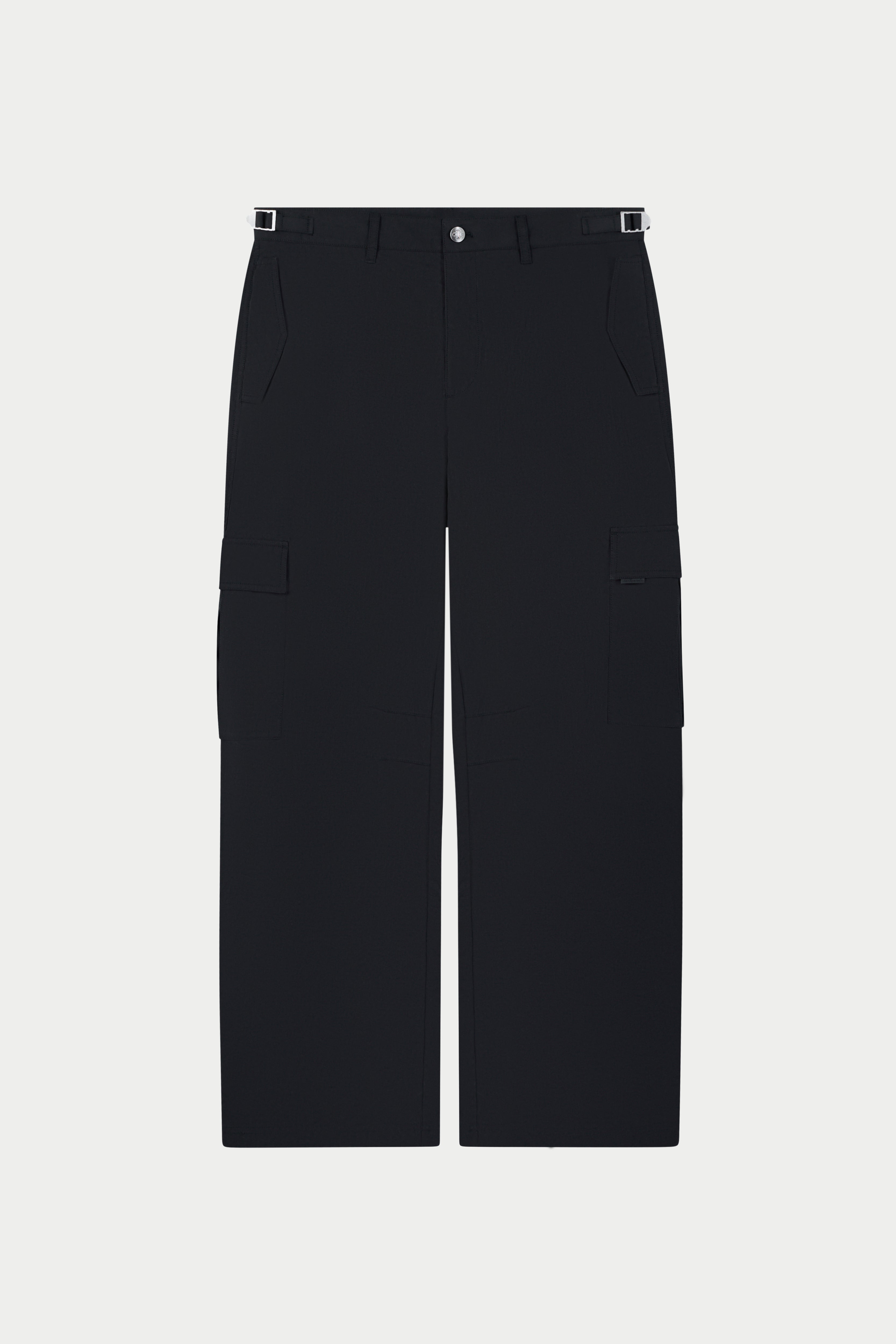 RIPSTOP CARGO TROUSERS - BLACK