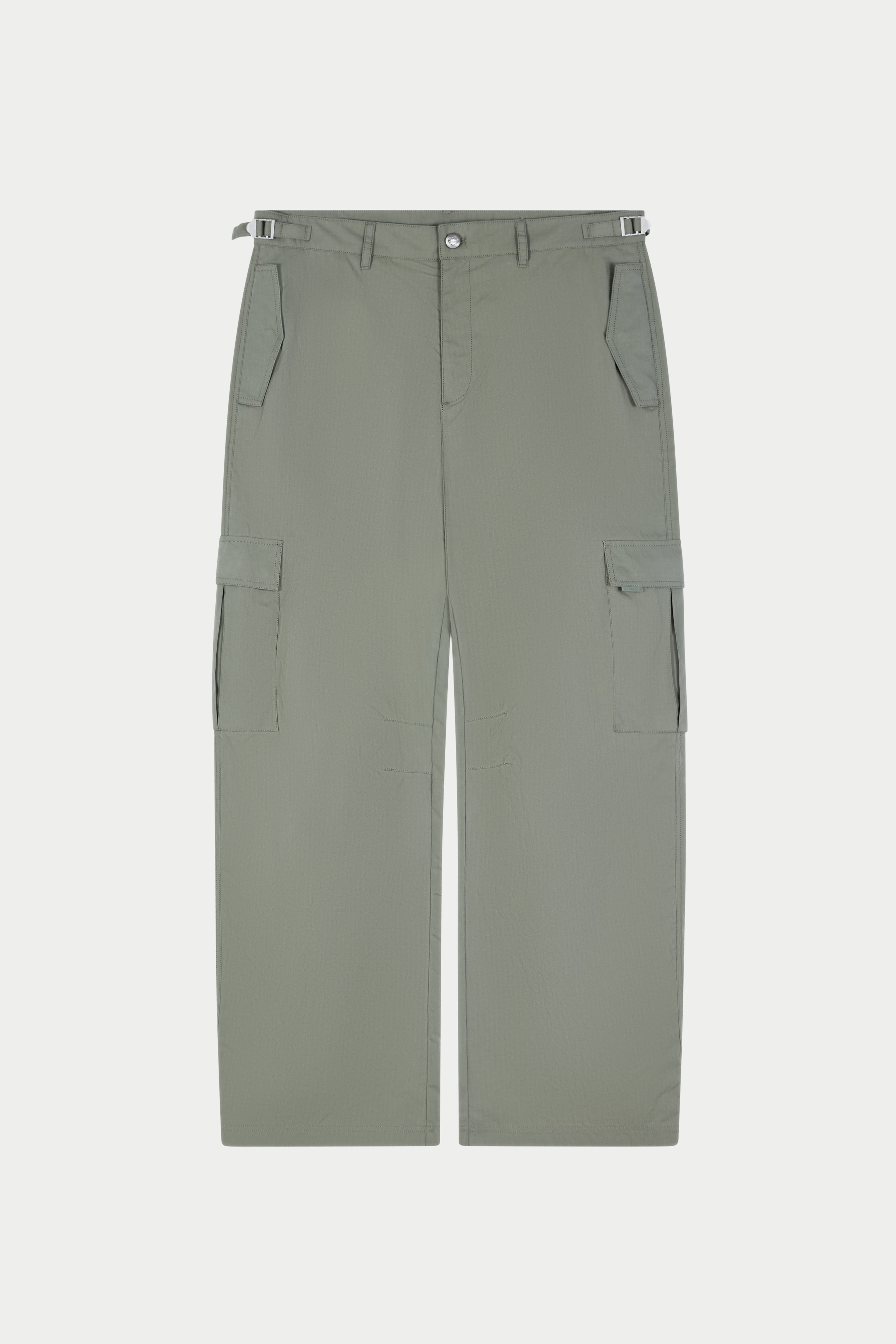 RIPSTOP CARGO TROUSERS - LIGHT KHAKI
