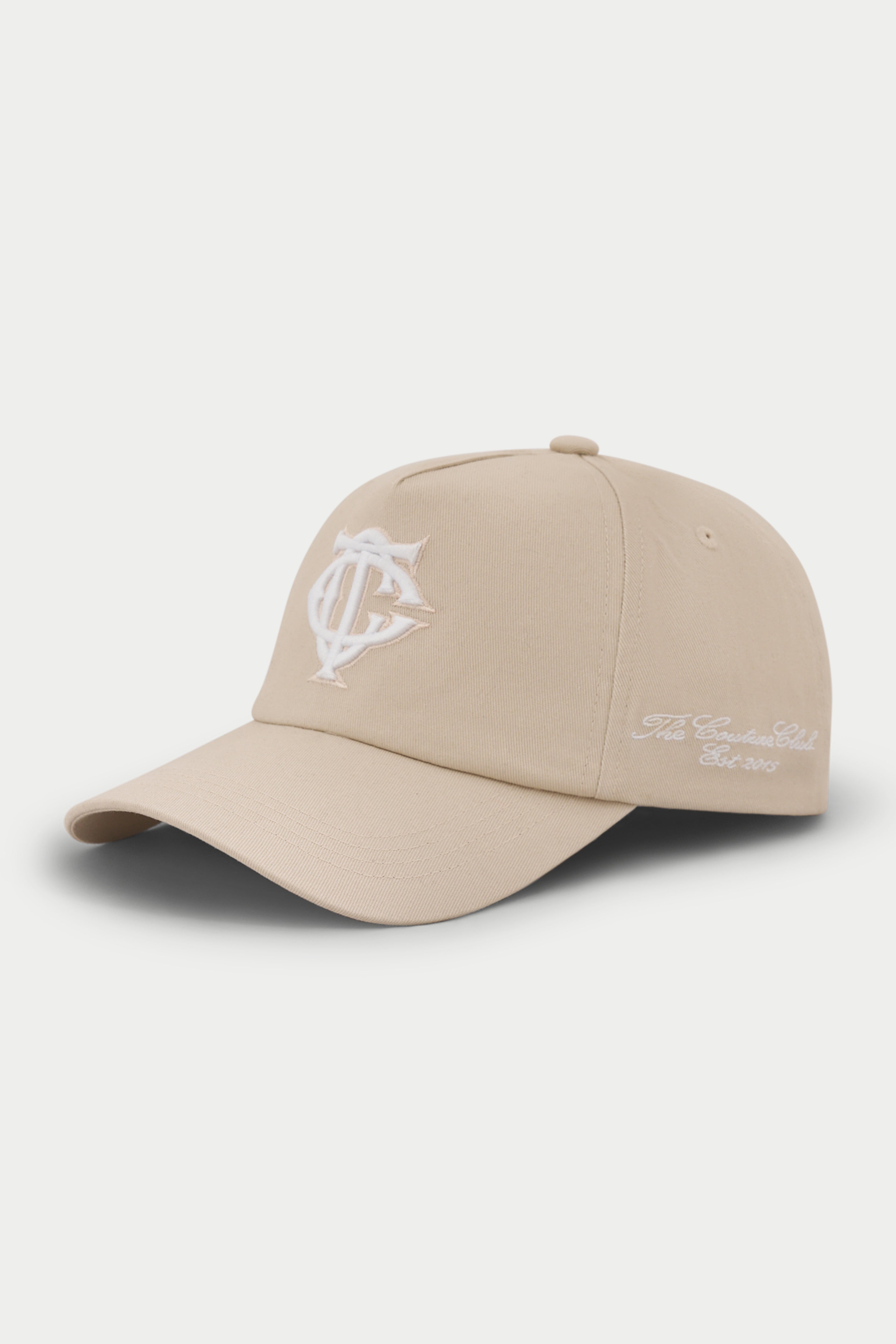 MONOGRAM CAP - BEIGE