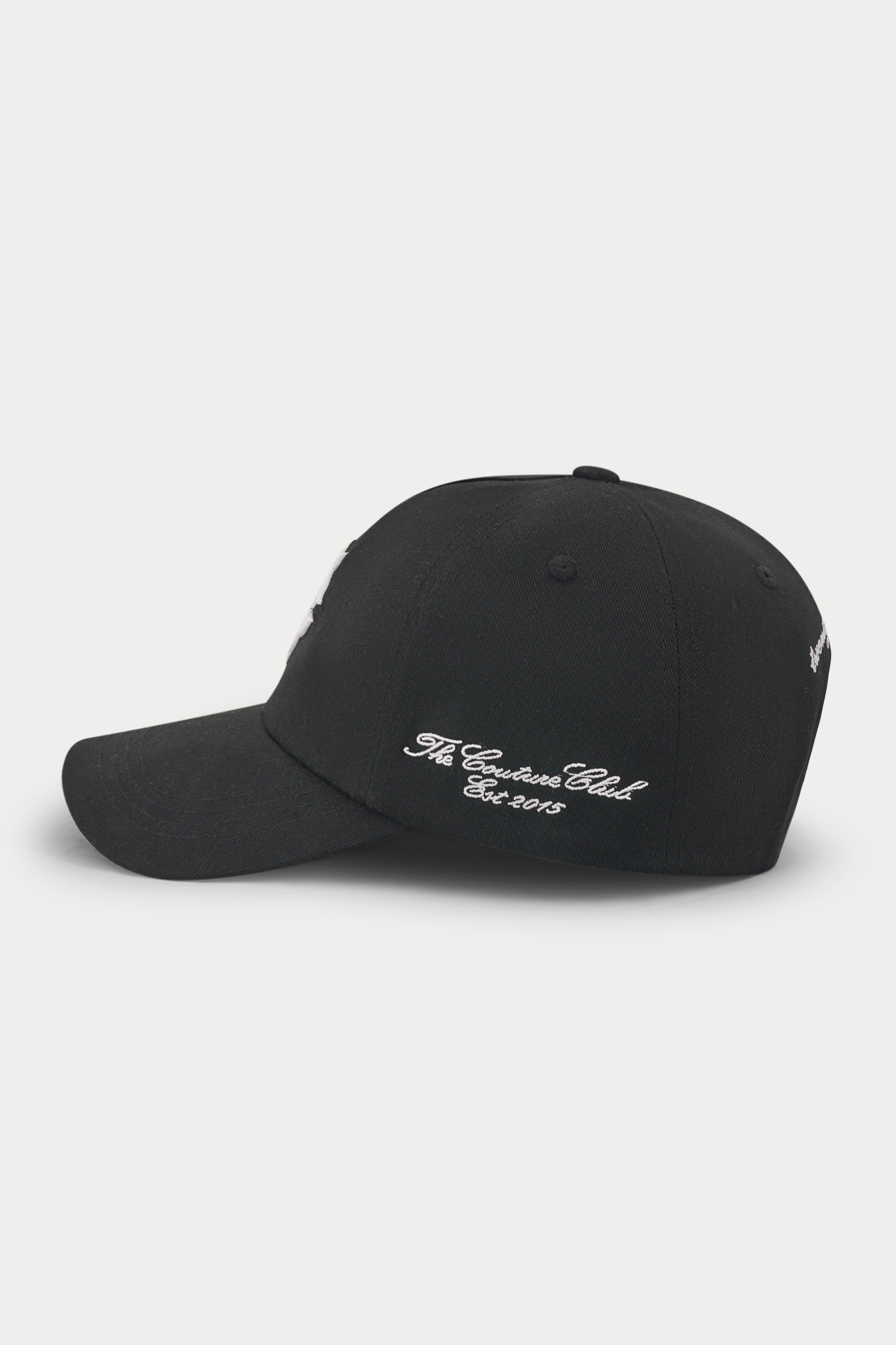 MONOGRAM CAP - BLACK