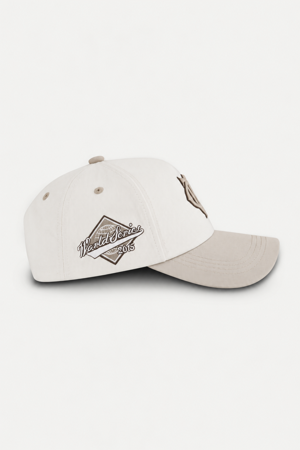 MONOGRAM WORLD SERIES CAP - BEIGE