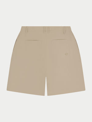 TEXTURED TAILORED SHORTS - STONE