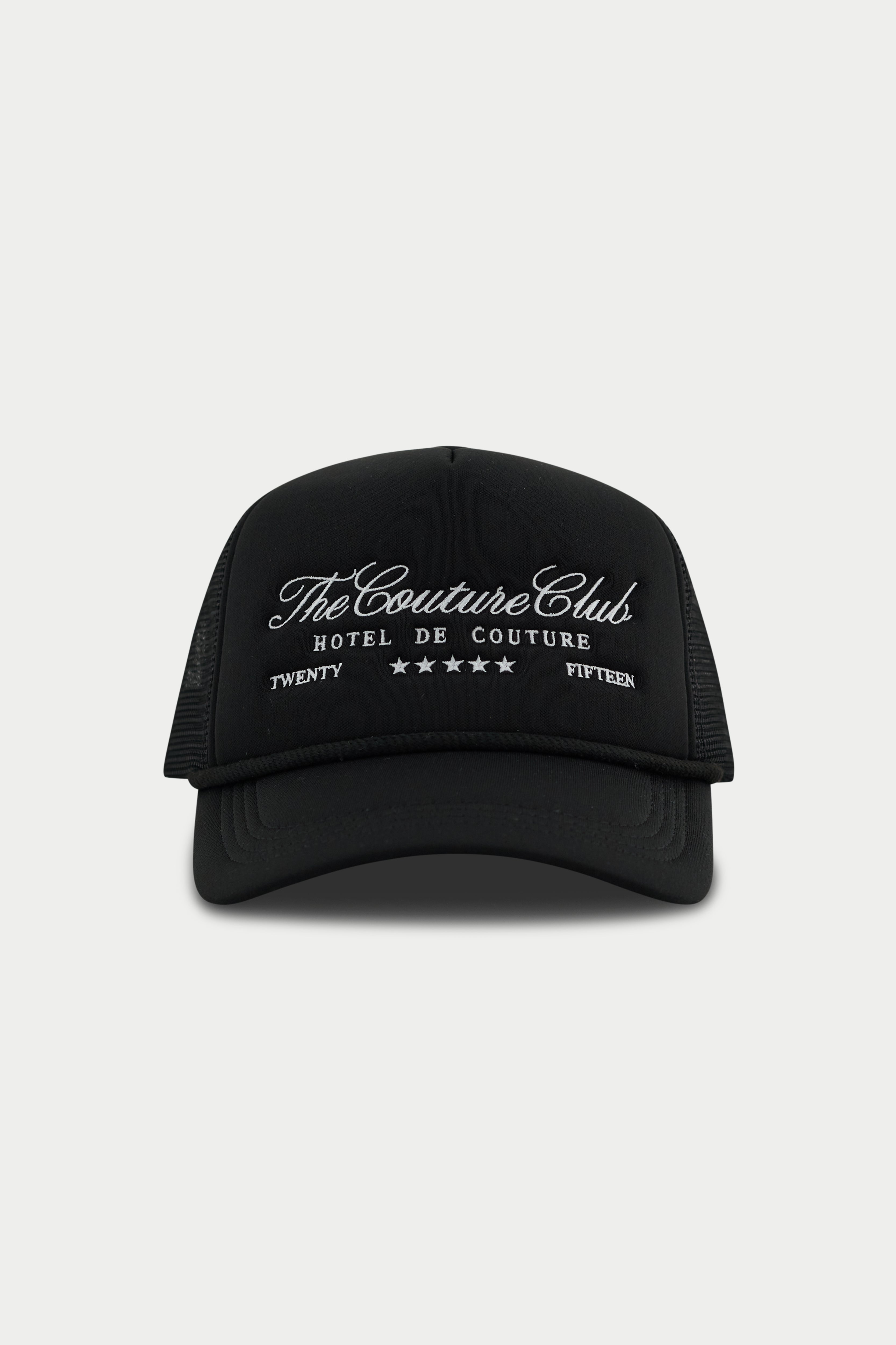 HOTEL DE COUTURE CAP - BLACK