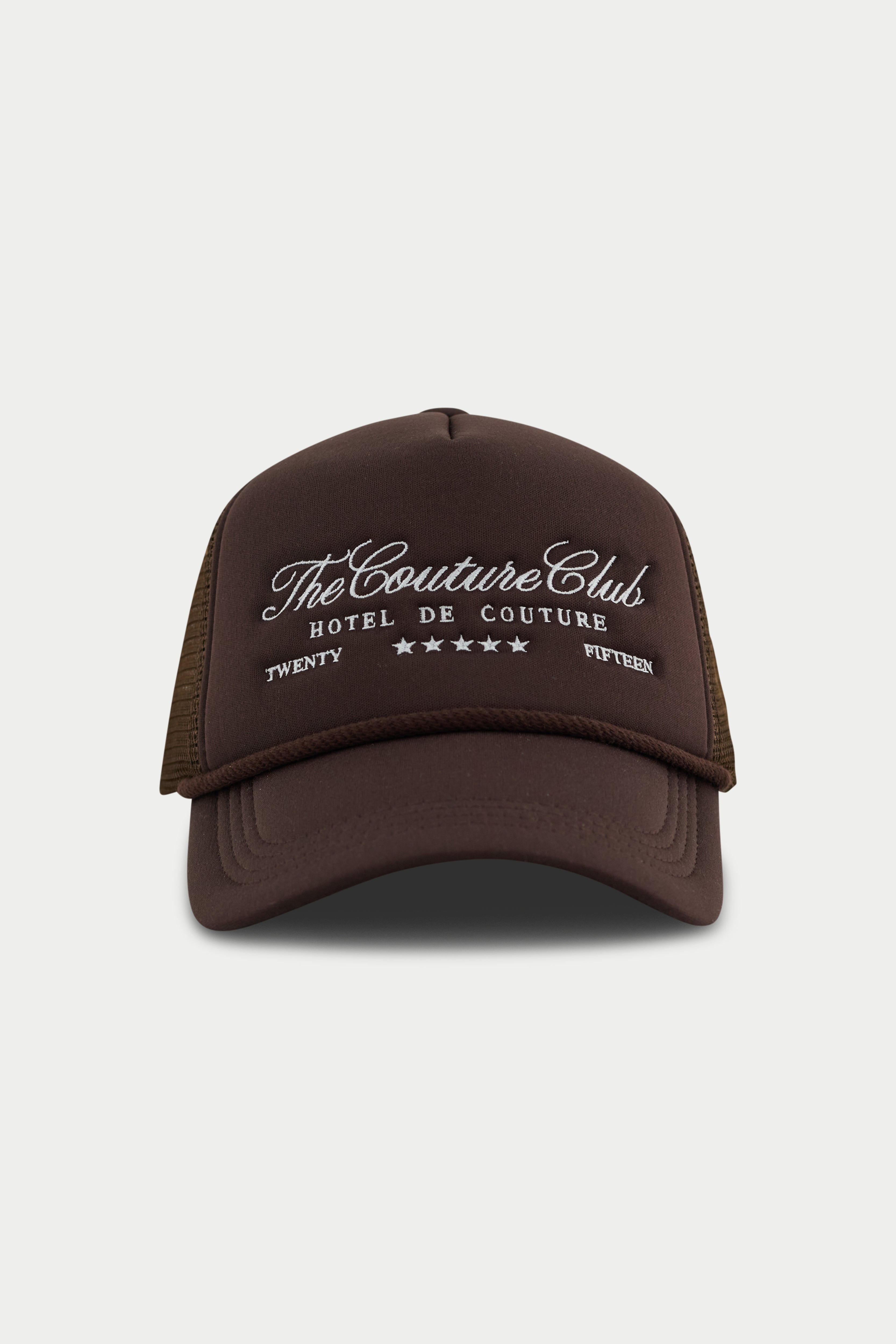 HOTEL DE COUTURE CAP - BROWN