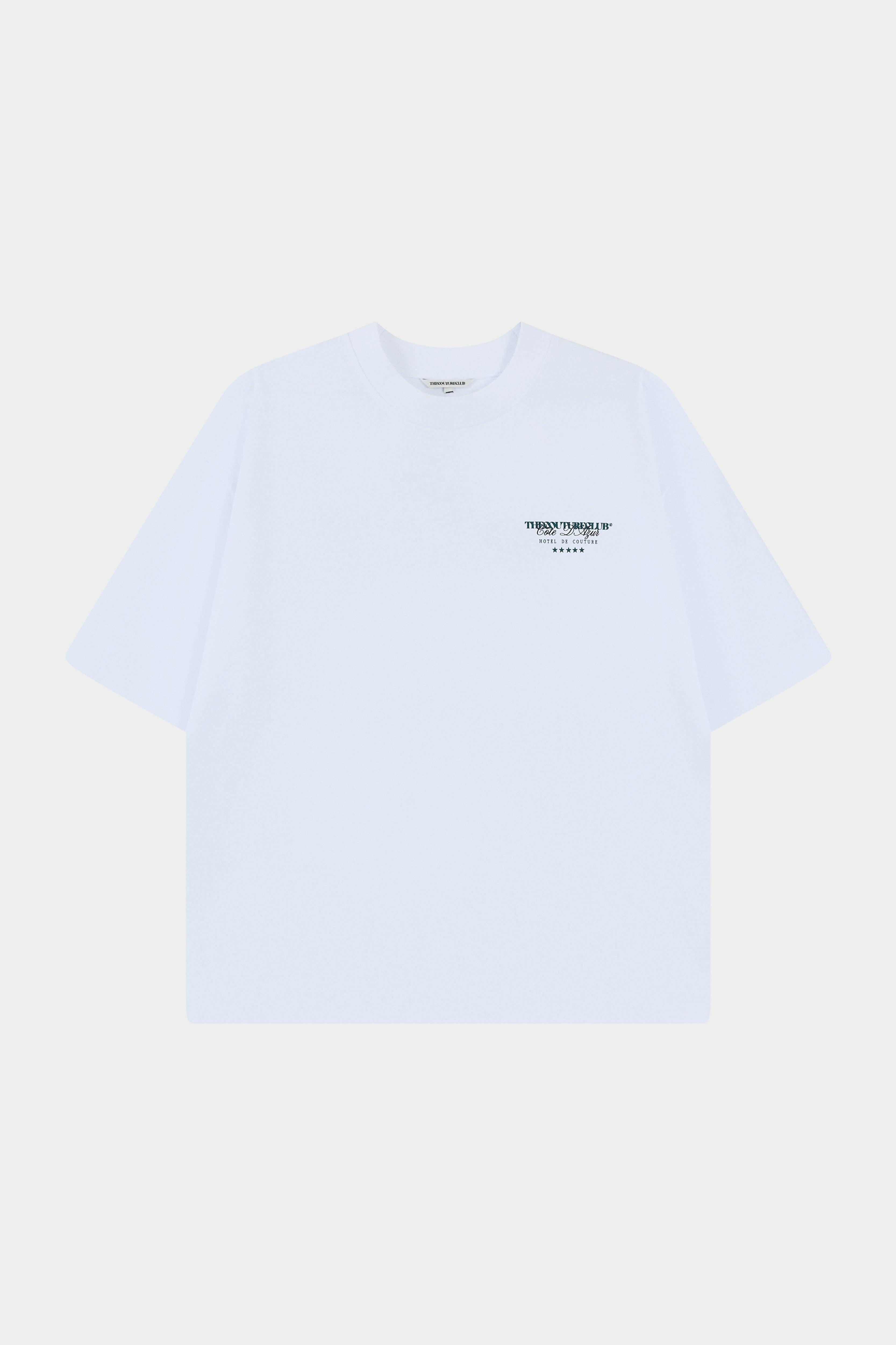 HOTEL DE COUTURE T-SHIRT - WHITE GREEN