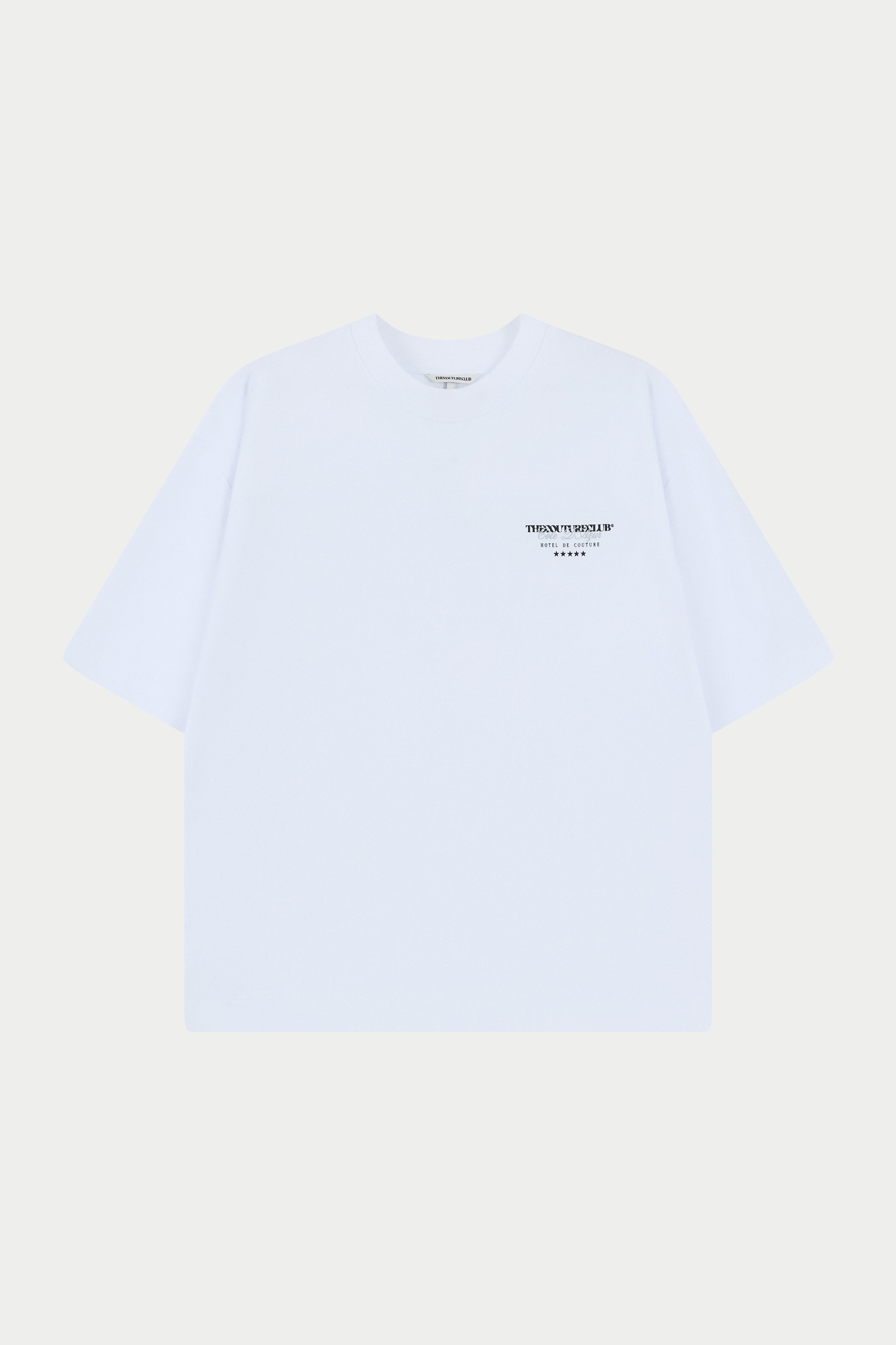 HOTEL DE COUTURE T-SHIRT - WHITE BLACK