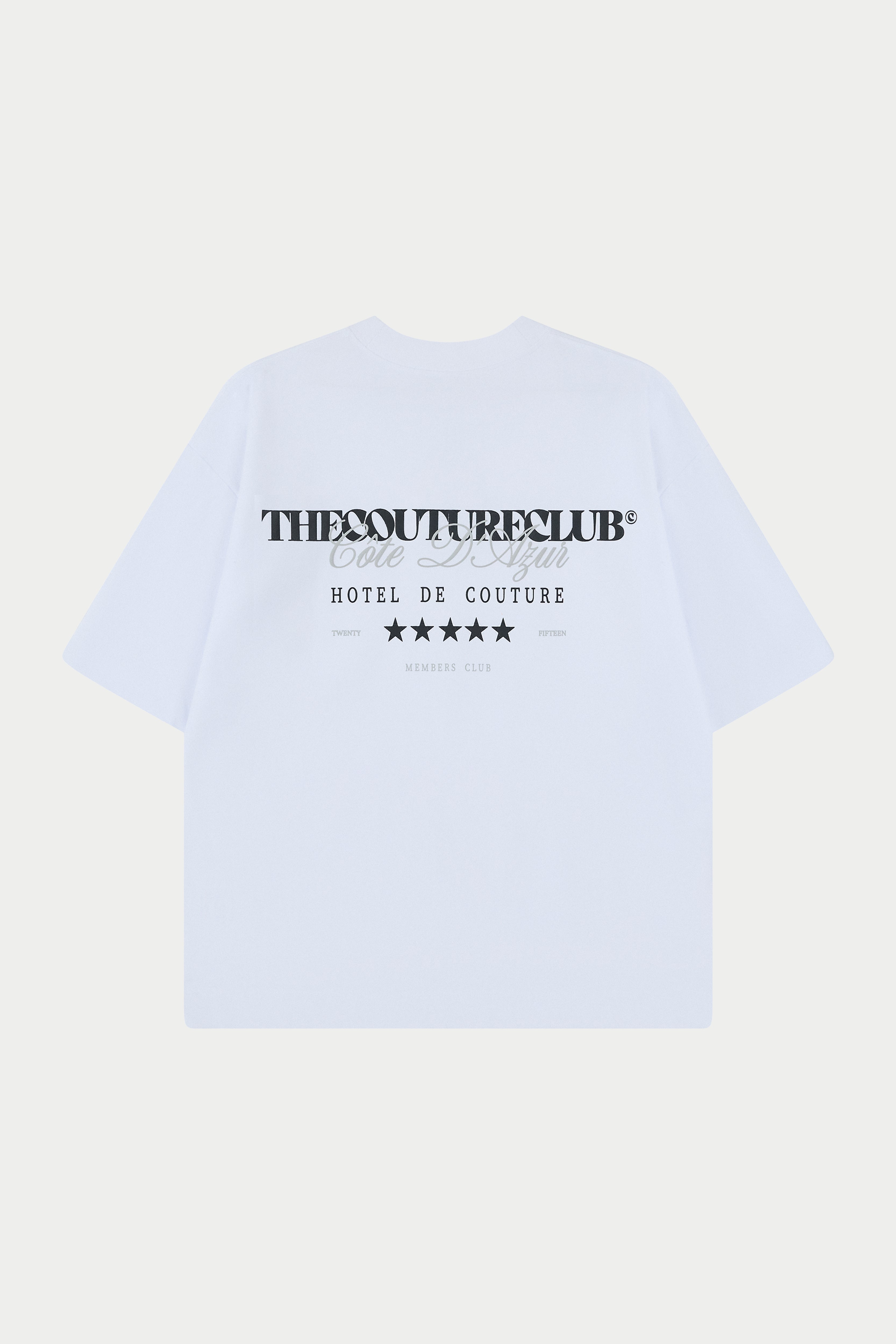 HOTEL DE COUTURE T-SHIRT - WHITE BLACK