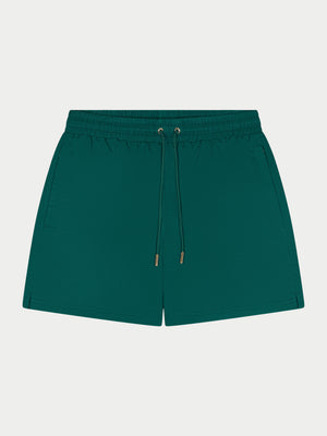 EMBLEM WATER REACTIVE SWIM SHORTS - FOREST GREEN