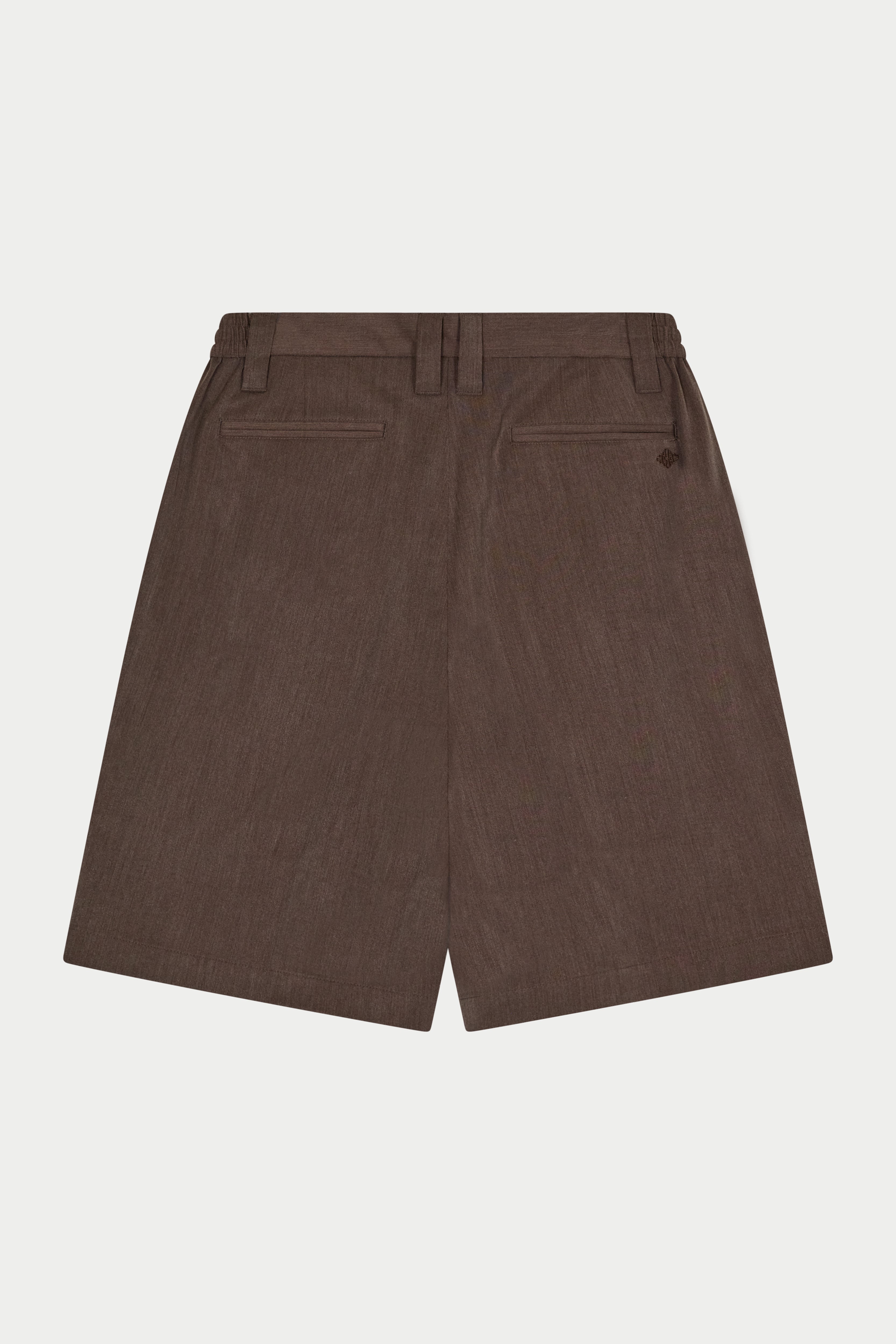 Brown shorts on a white background