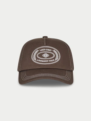 LAKE COMO OVAL CAP - BROWN
