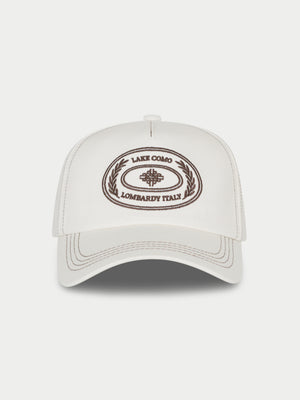 LAKE COMO OVAL CAP - OFF WHITE