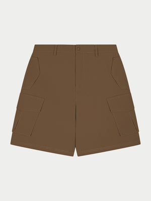TECHNICAL CARGO SHORTS - BROWN