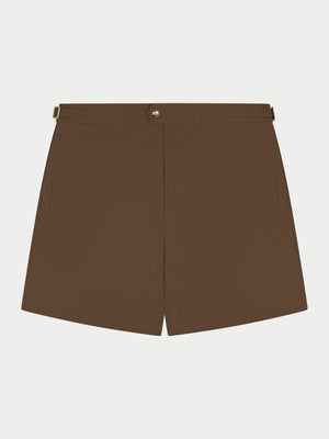 SMART SWIM SHORTS - BROWN