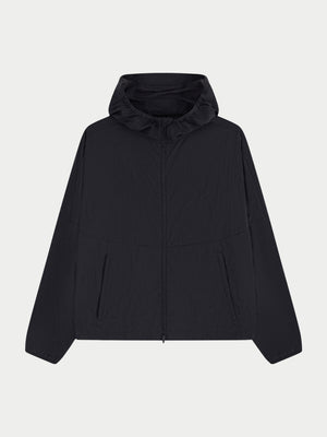 TRANSPARENT WINDBREAKER - BLACK