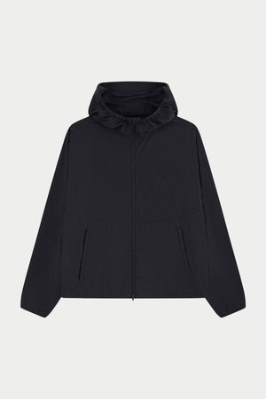 TRANSPARENT WINDBREAKER - BLACK