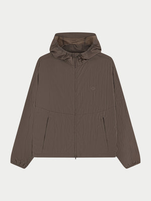 TRANSPARENT WINDBREAKER - BROWN