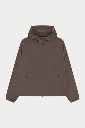 TRANSPARENT WINDBREAKER - BROWN