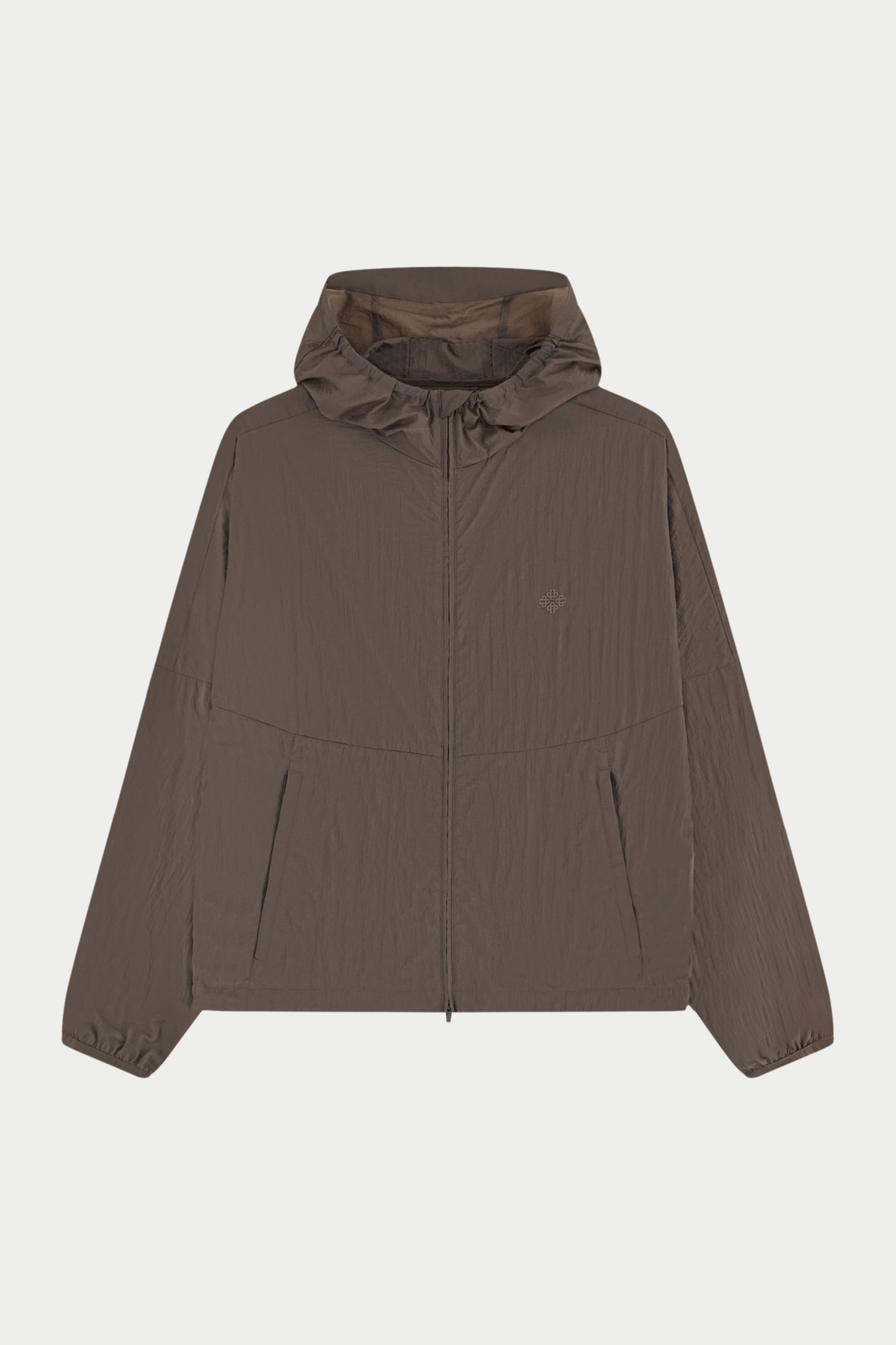 TRANSLUCENT WINDBREAKER - BROWN