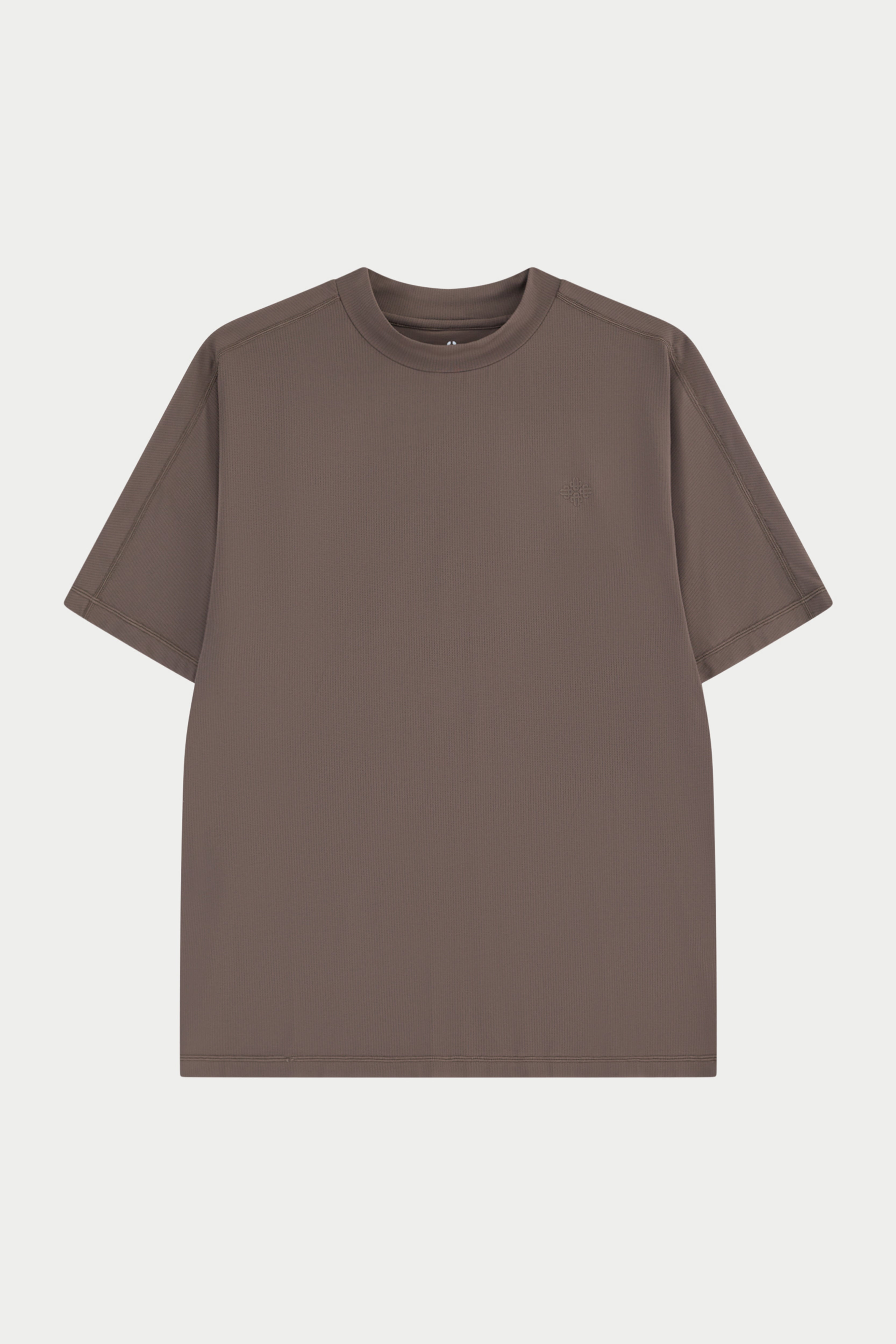 SHORT SLEEVE TRAINING TOP - BROWN