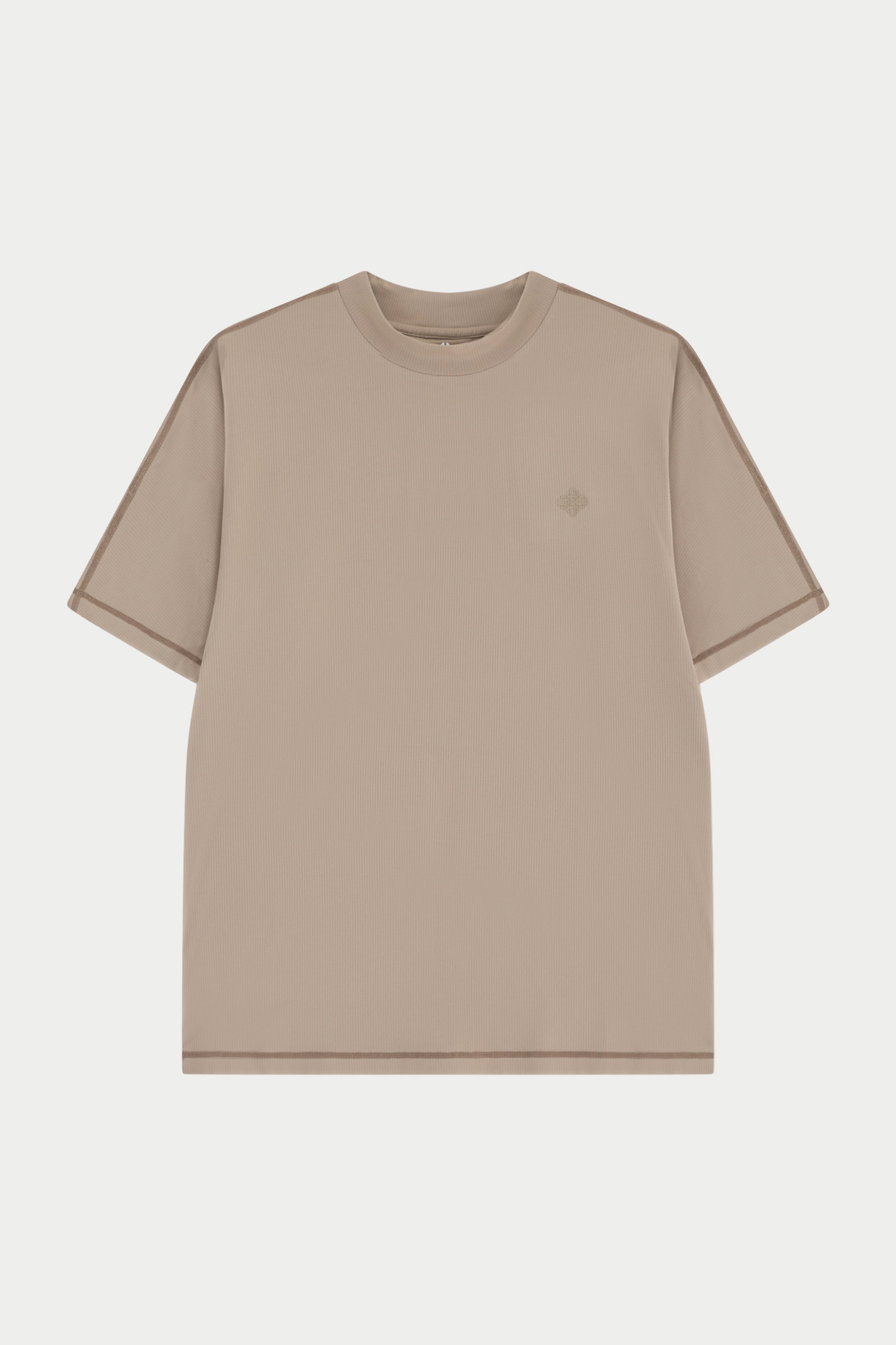 SHORT SLEEVE TRAINING TOP - SAND