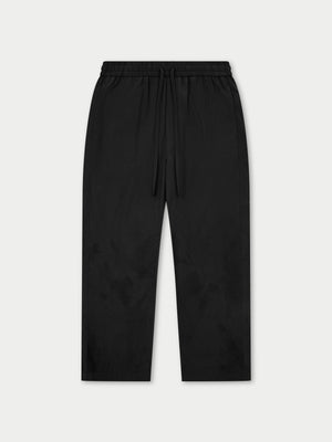 CUPRO PANELLED TROUSER - BLACK