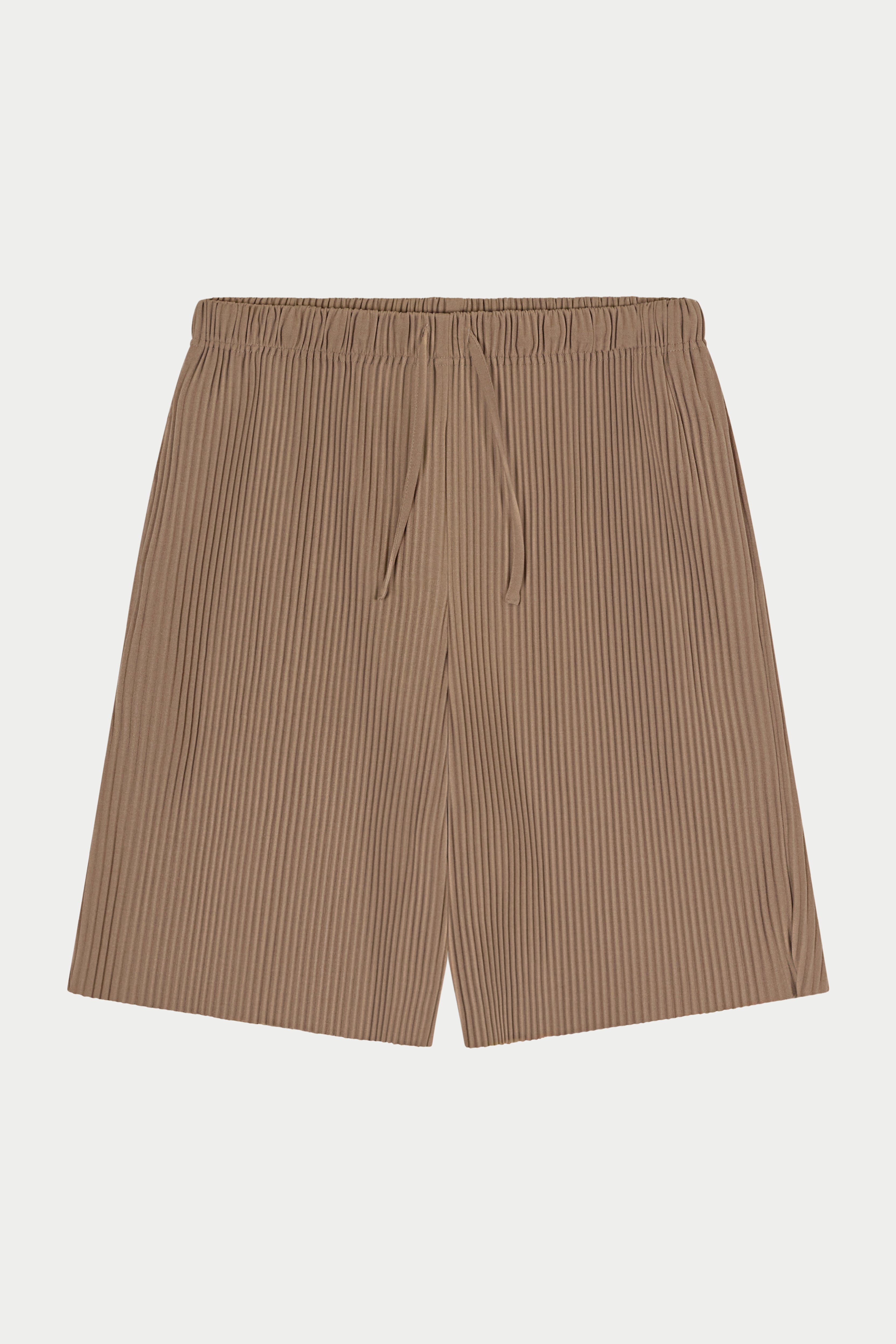 PLISSE SHORTS - MUSHROOM