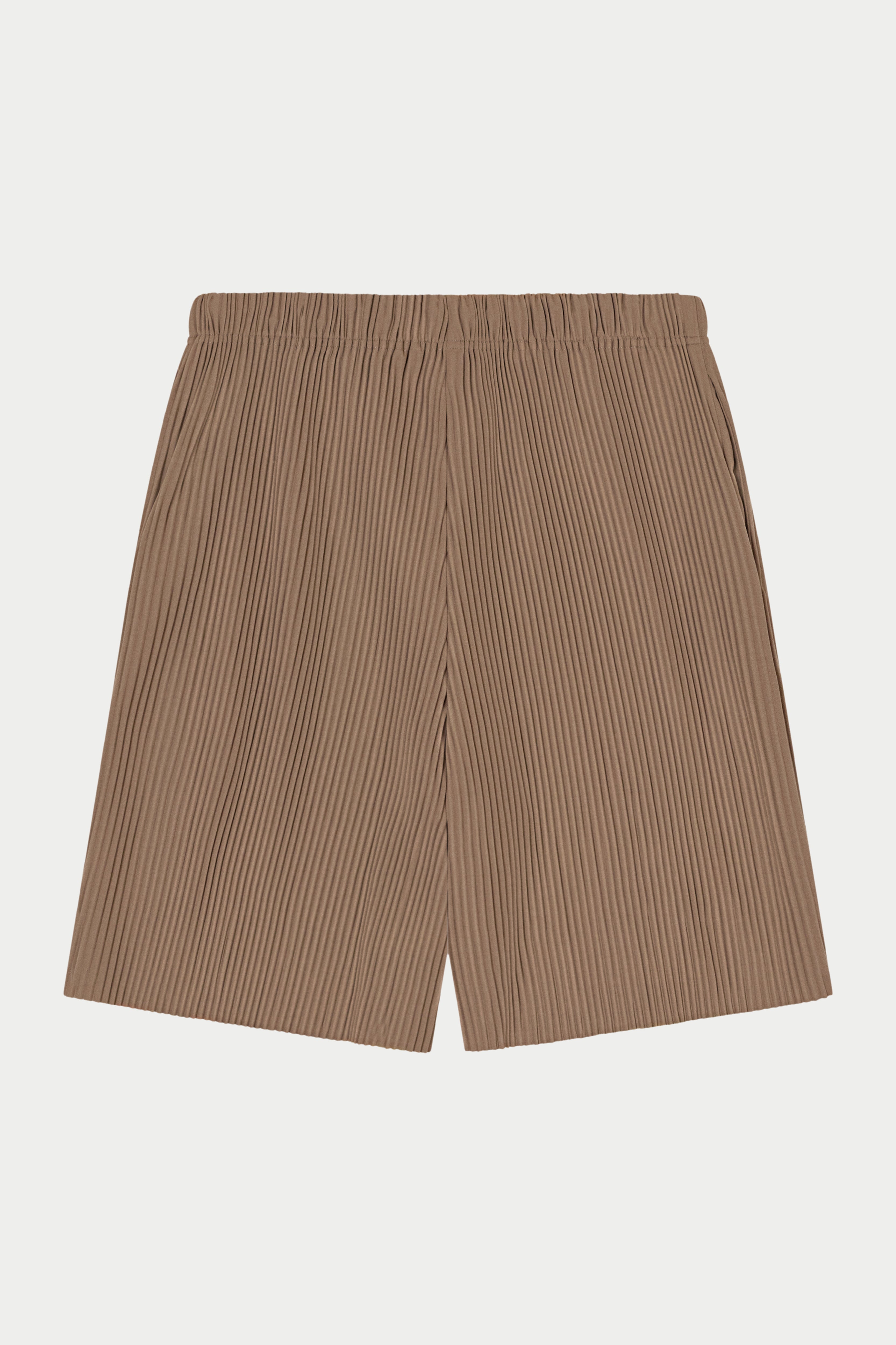PLISSE SHORTS - MUSHROOM