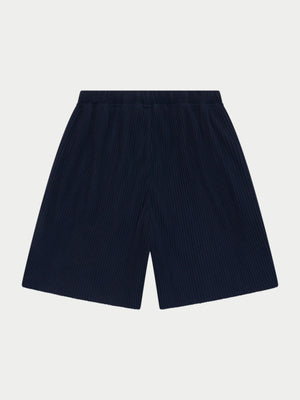 PLISSE SHORTS - NAVY