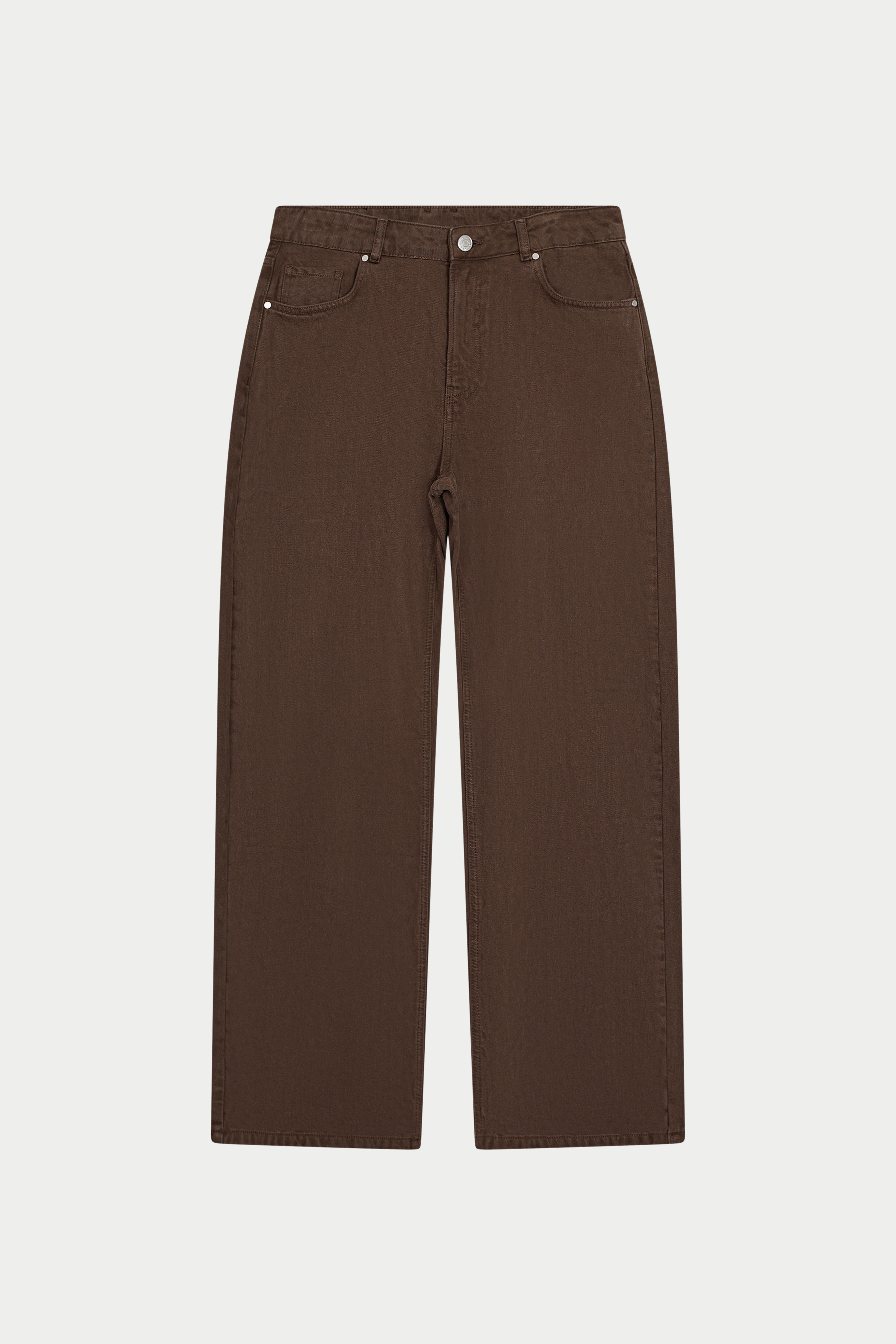 SKATER JEANS - WASHED BROWN