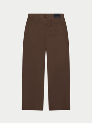 SKATER JEANS - WASHED BROWN