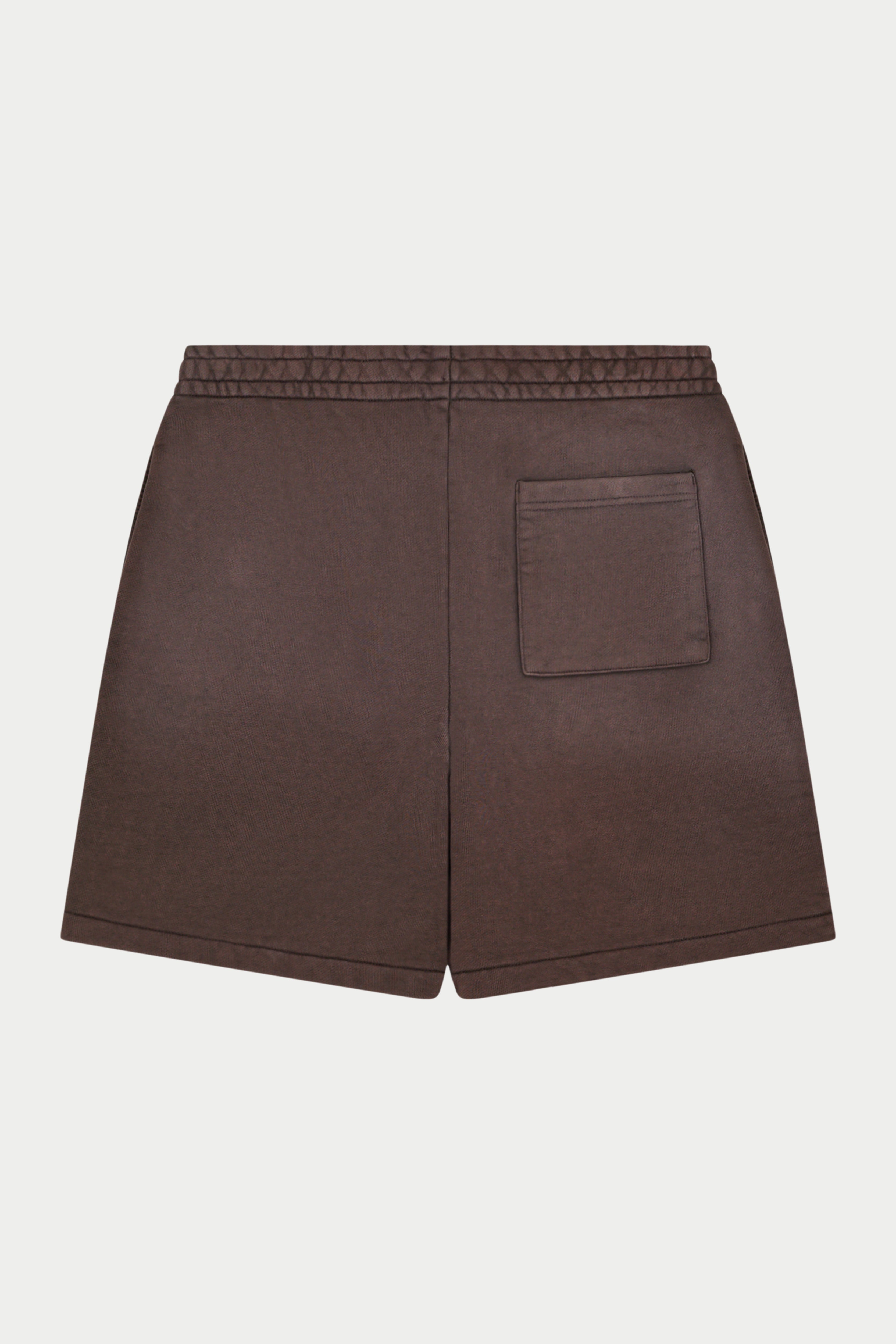 SPRAY WASH COPYRIGHT MULTI GRAPHIC SHORTS - BROWN